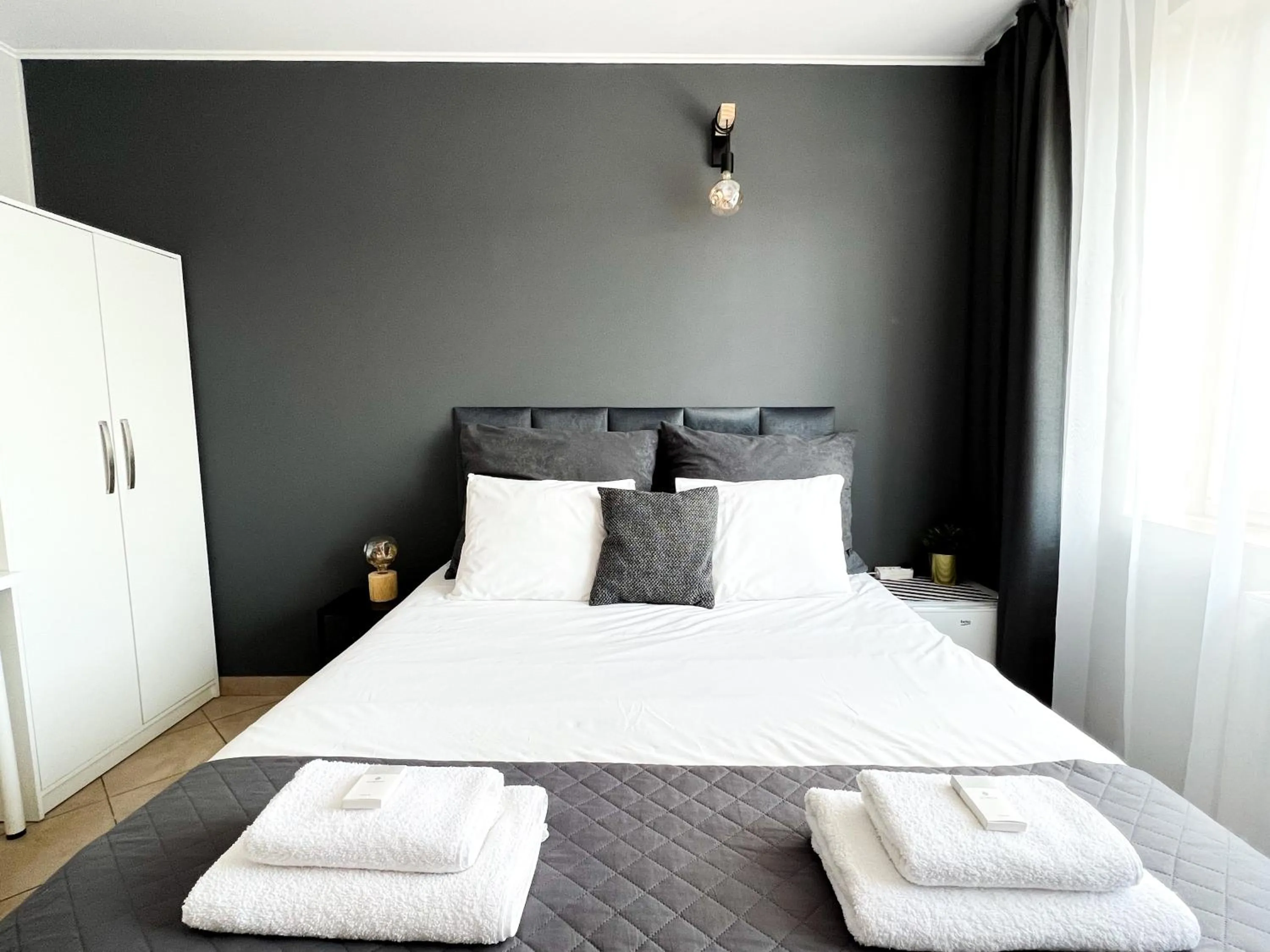 Bed in Pokoje Gościnne Przy Molo