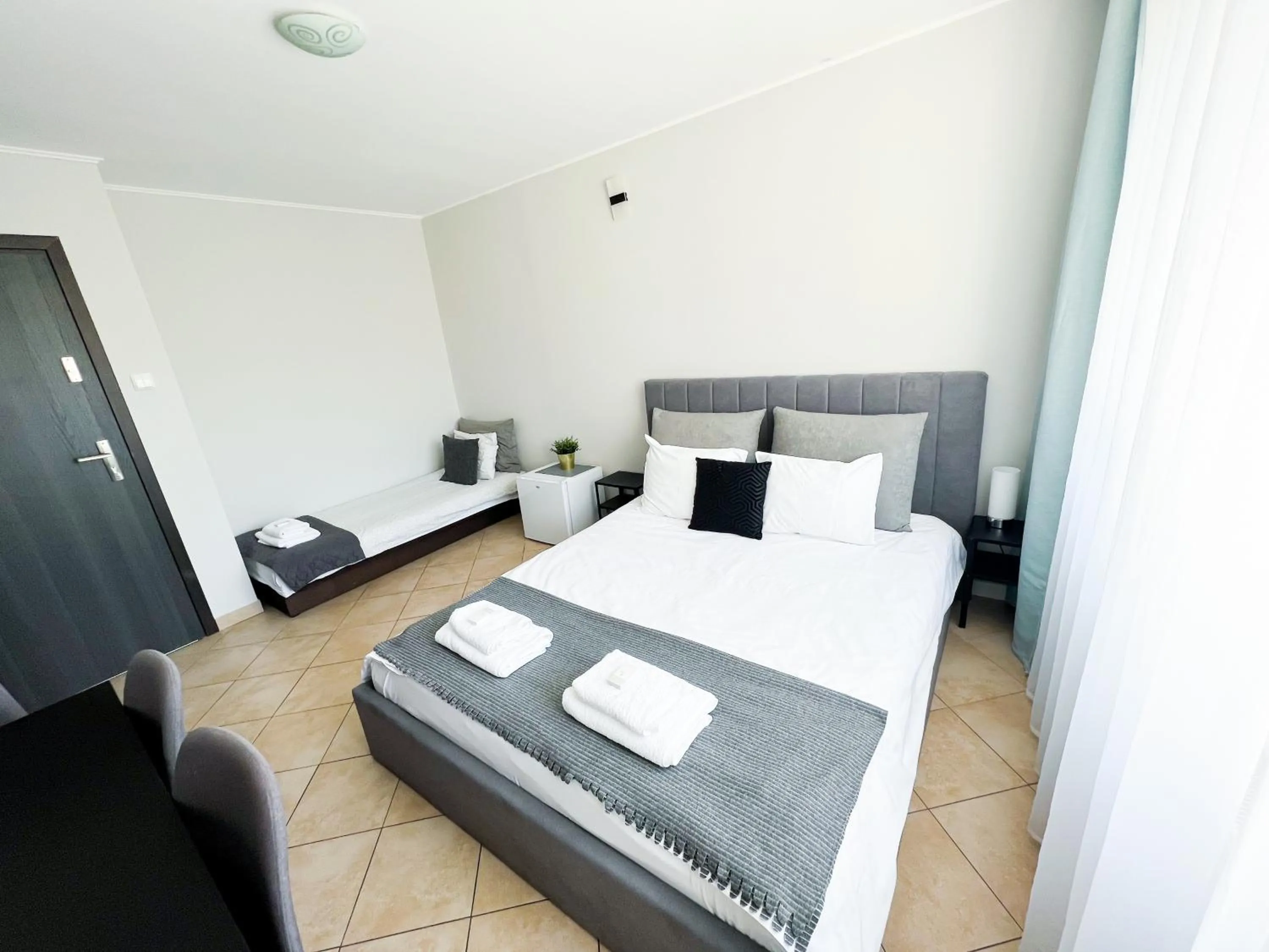 Bed in Pokoje Gościnne Przy Molo