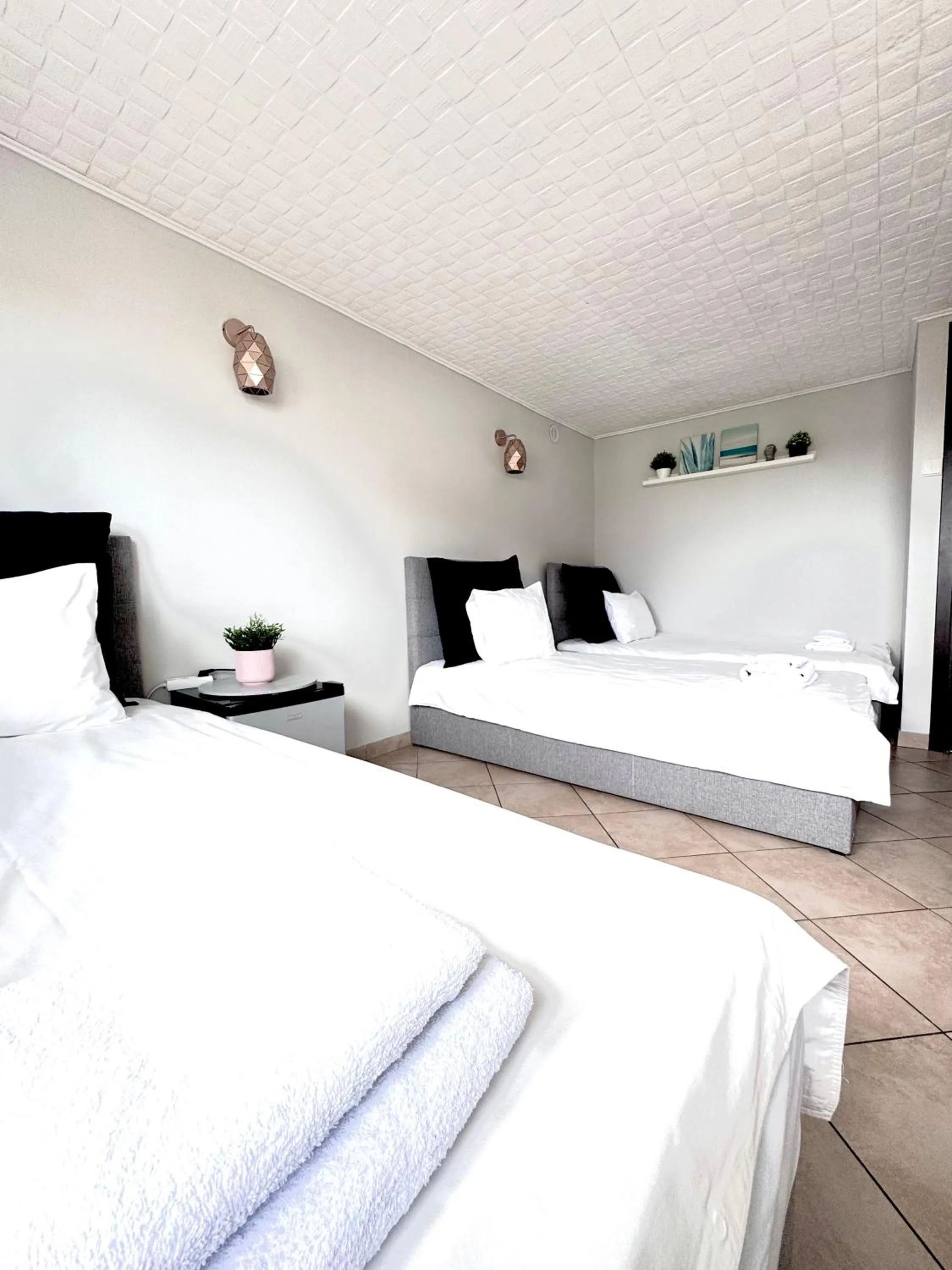 Bed in Pokoje Gościnne Przy Molo