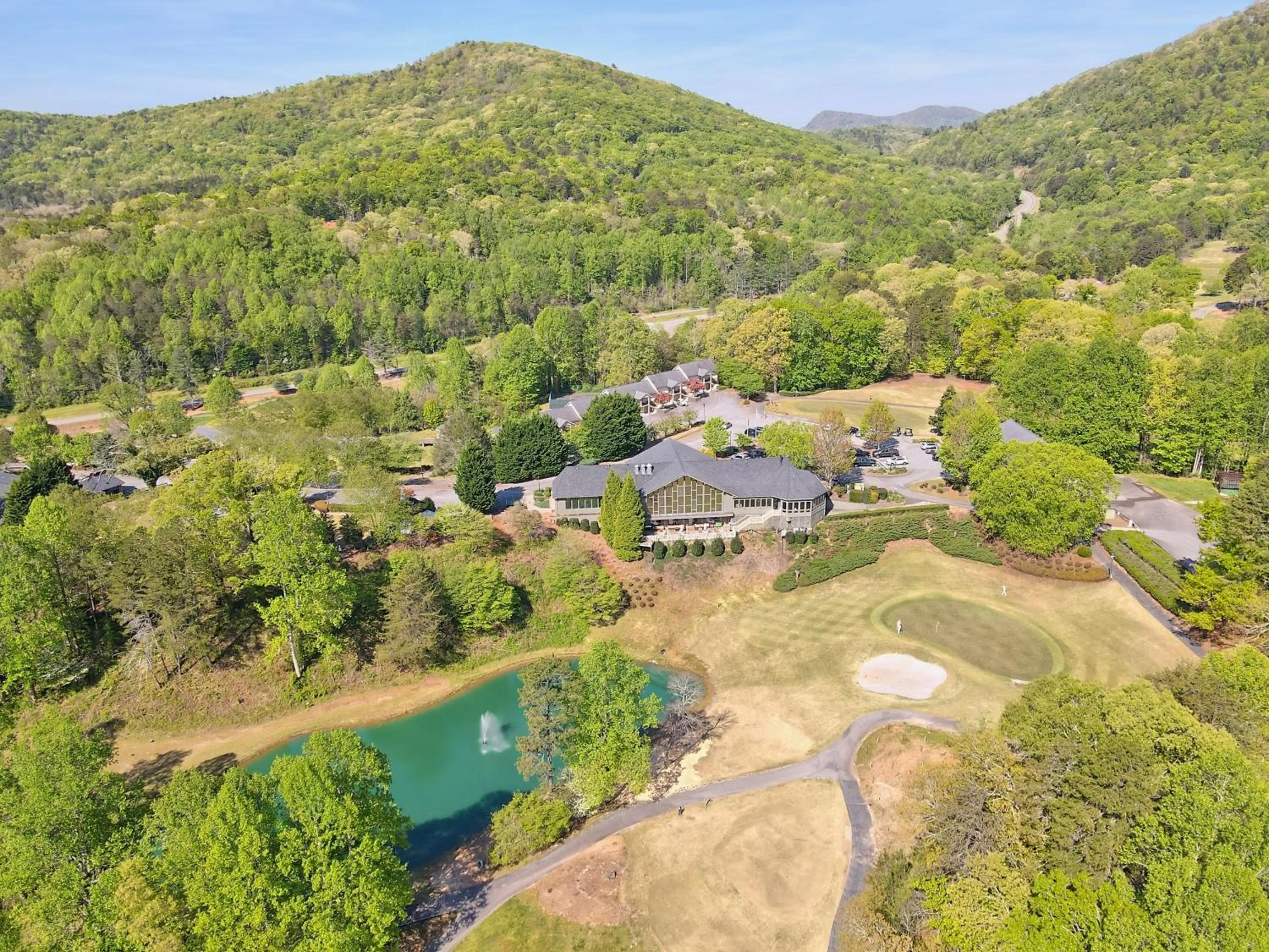 Bird's eye view in Kingwood Resort & Golf Club