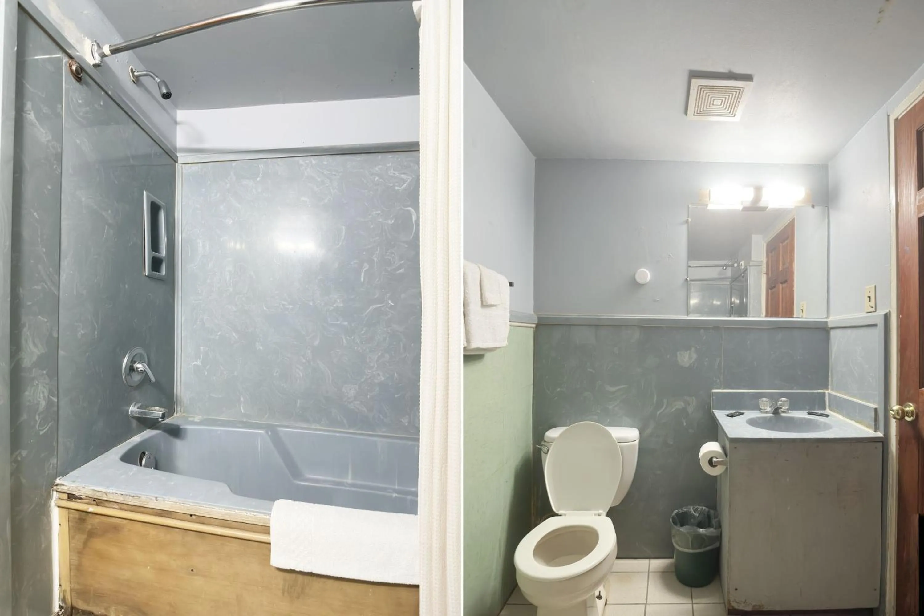 Bathroom in Bama Motel Mobile I-65 & US-90