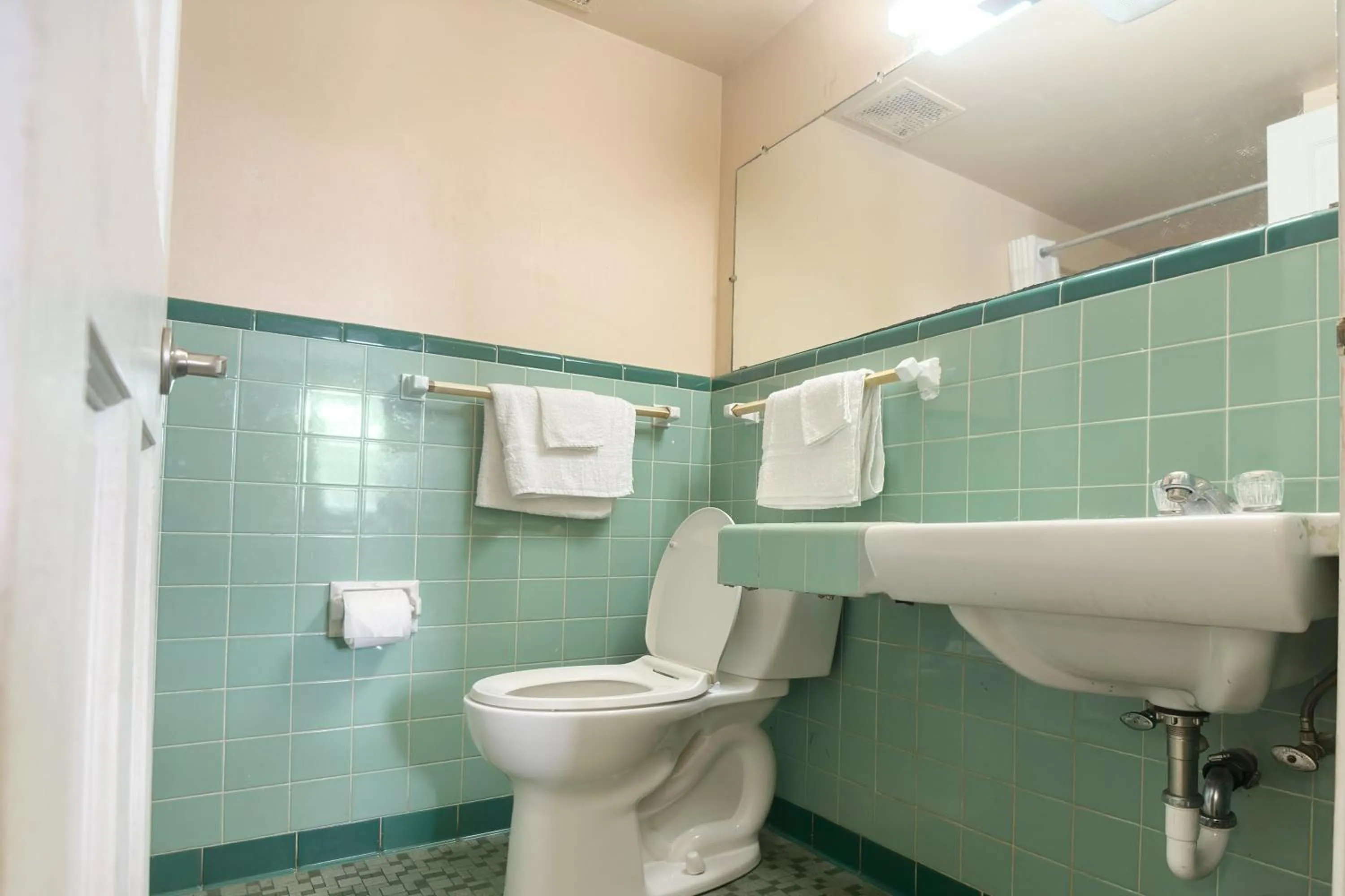 Bathroom in Bama Motel Mobile I-65 & US-90