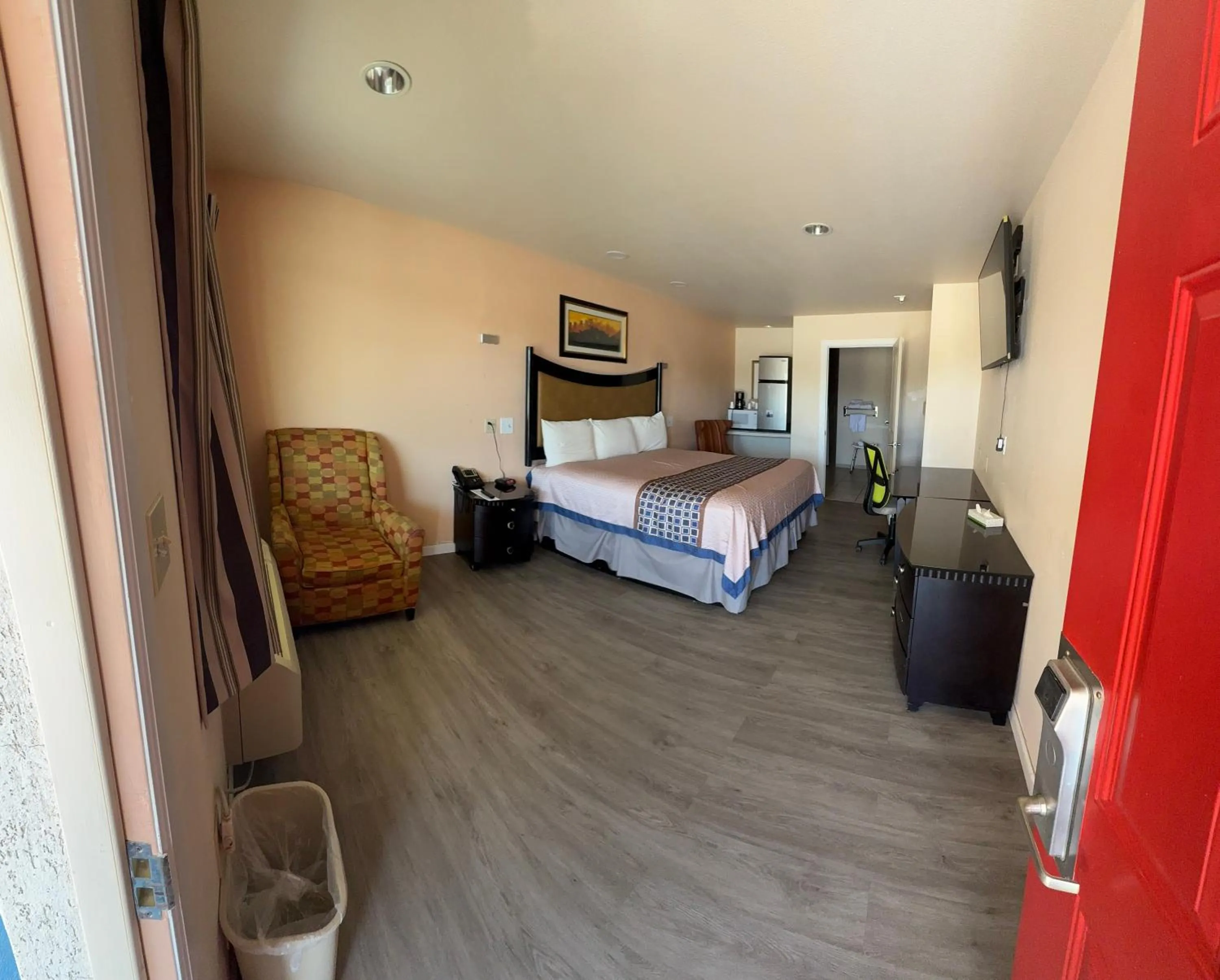 Bed in Denver City Motel