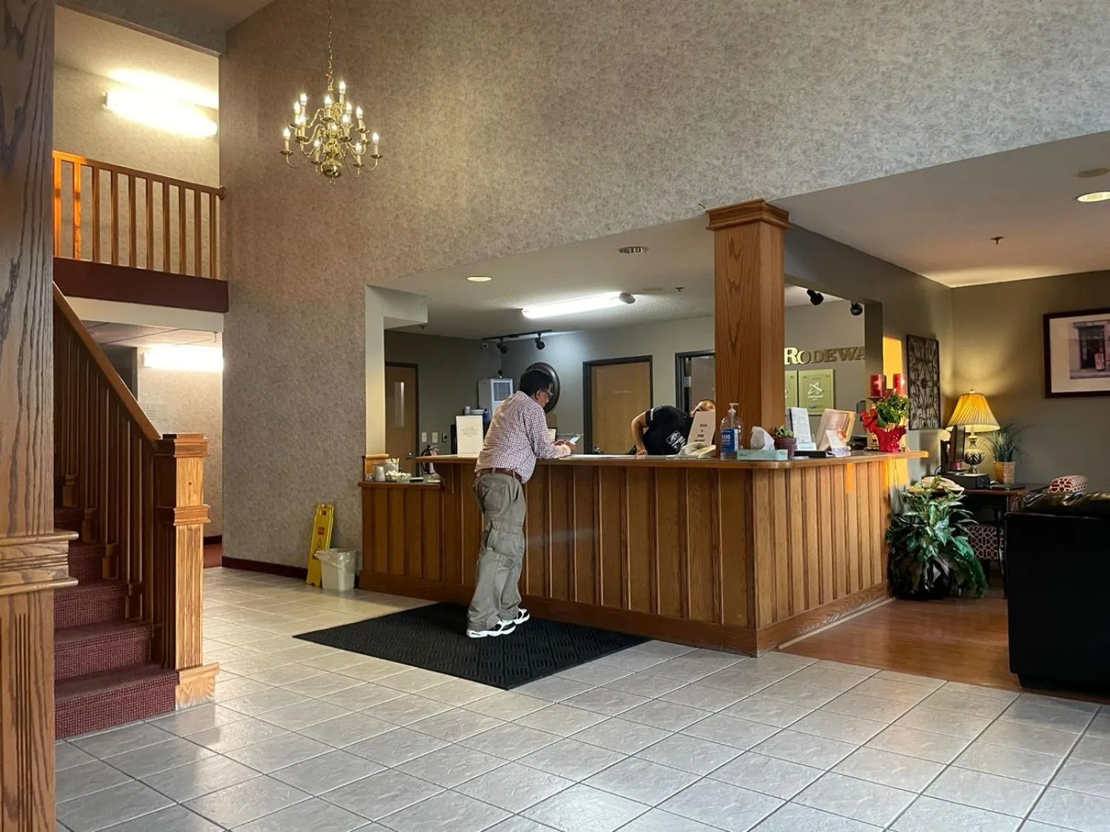 Lobby or reception in Rodeway Inn