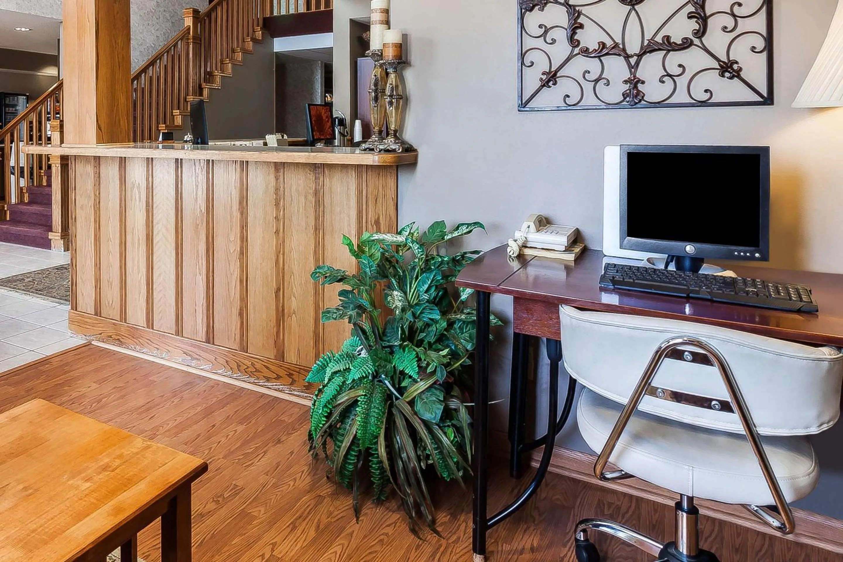 On site in Rodeway Inn