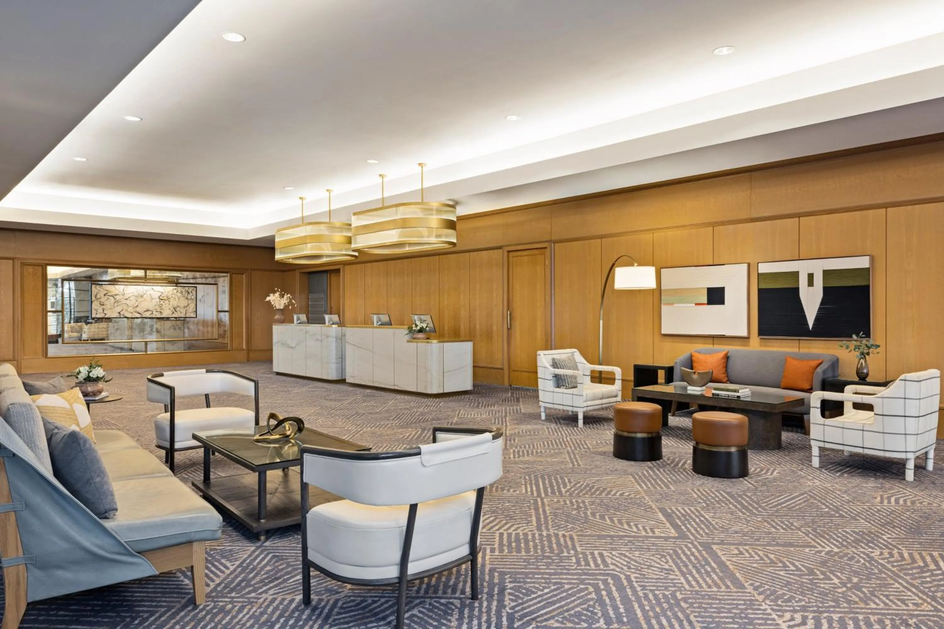 Lobby or reception in Omni Las Colinas Hotel