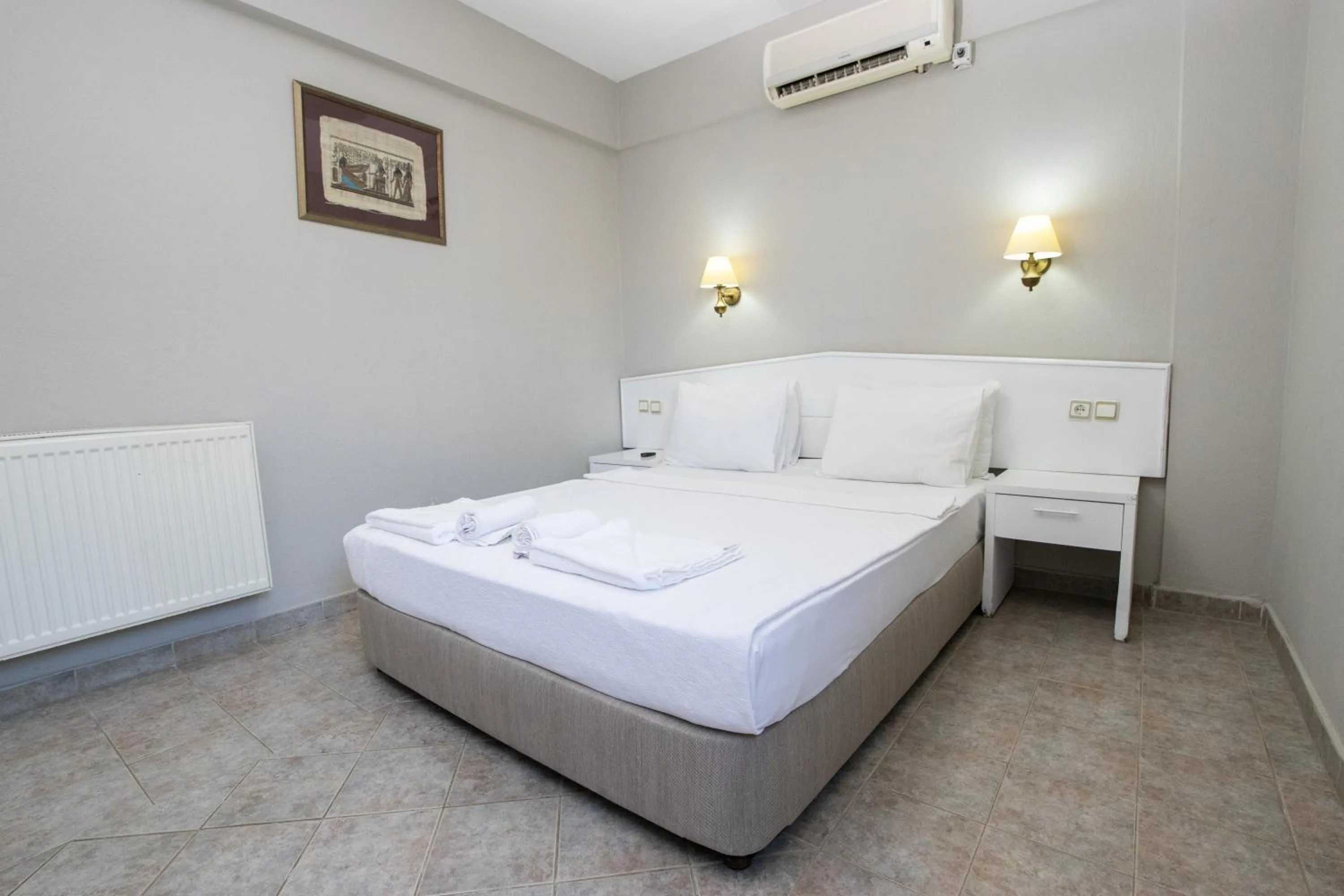 Bed in Sunpoint Hotel Bodrum