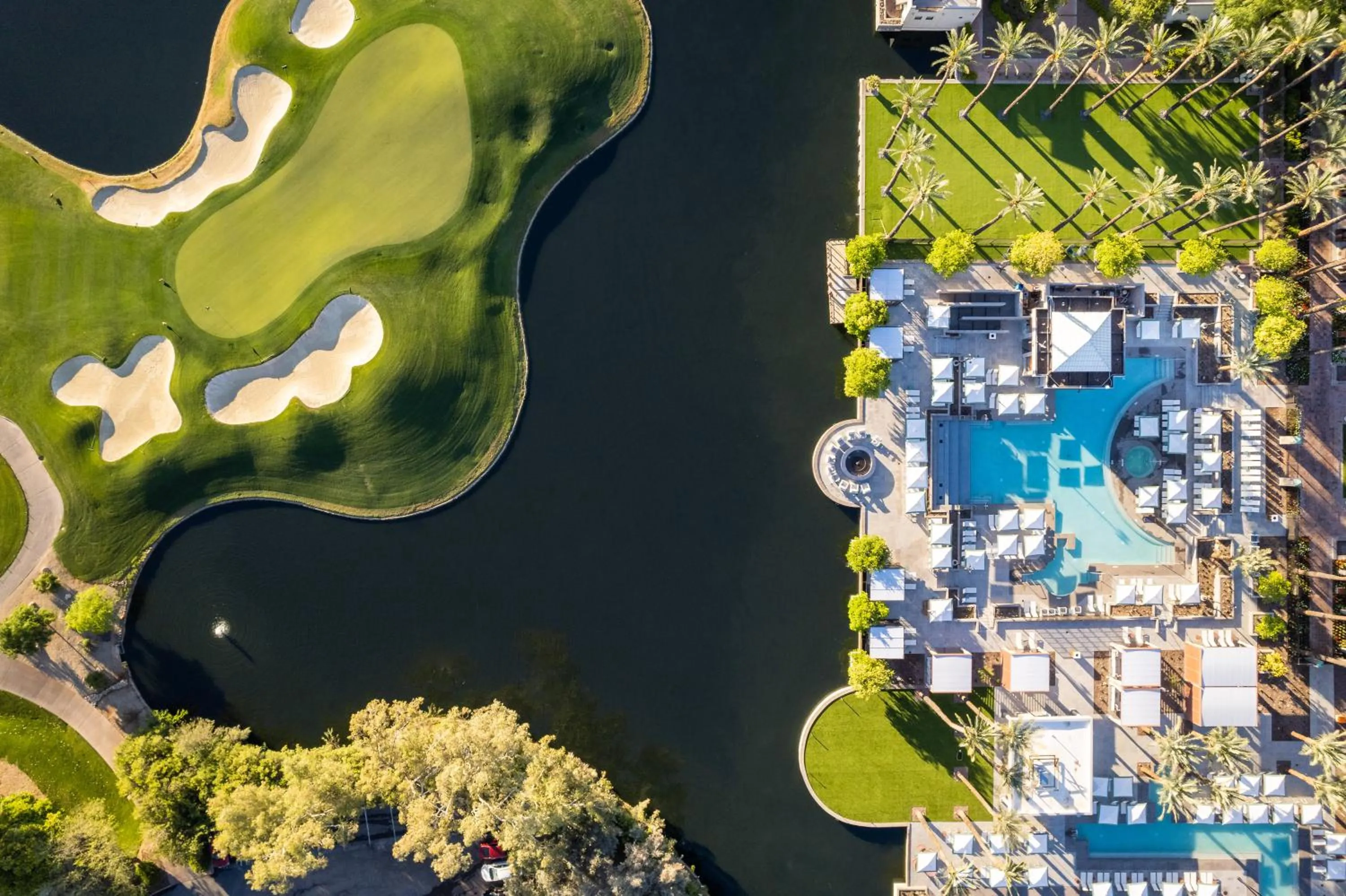 Golfcourse in Grand Hyatt Scottsdale Resort