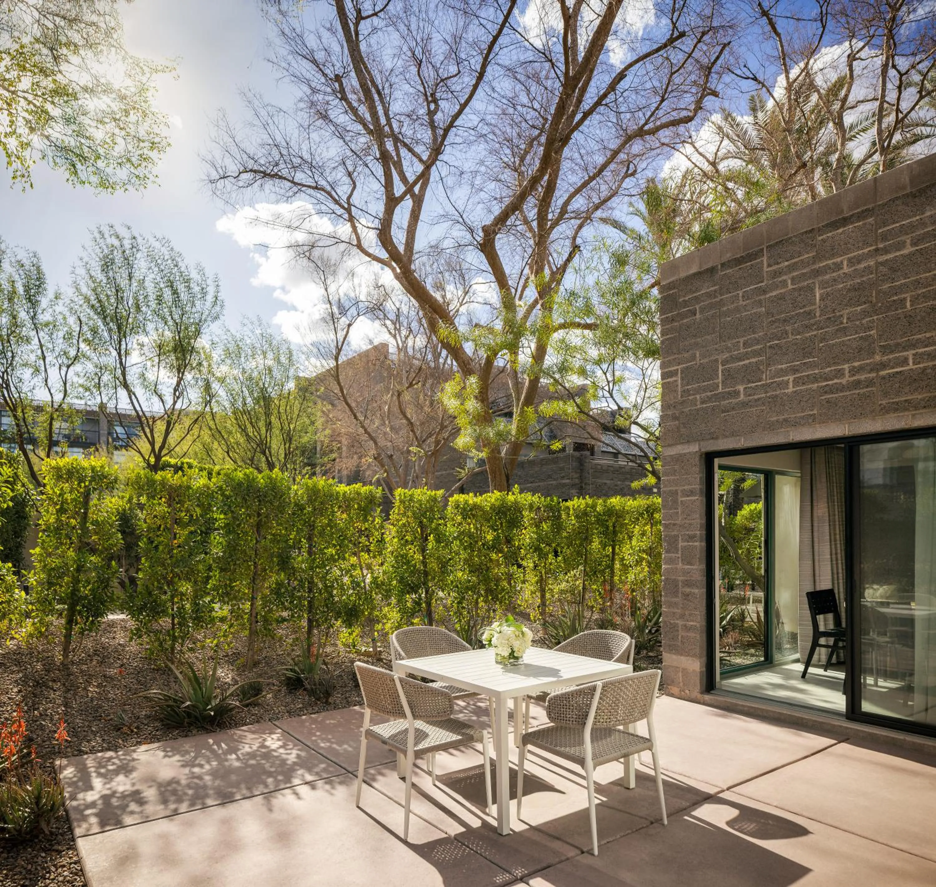Patio in Grand Hyatt Scottsdale Resort
