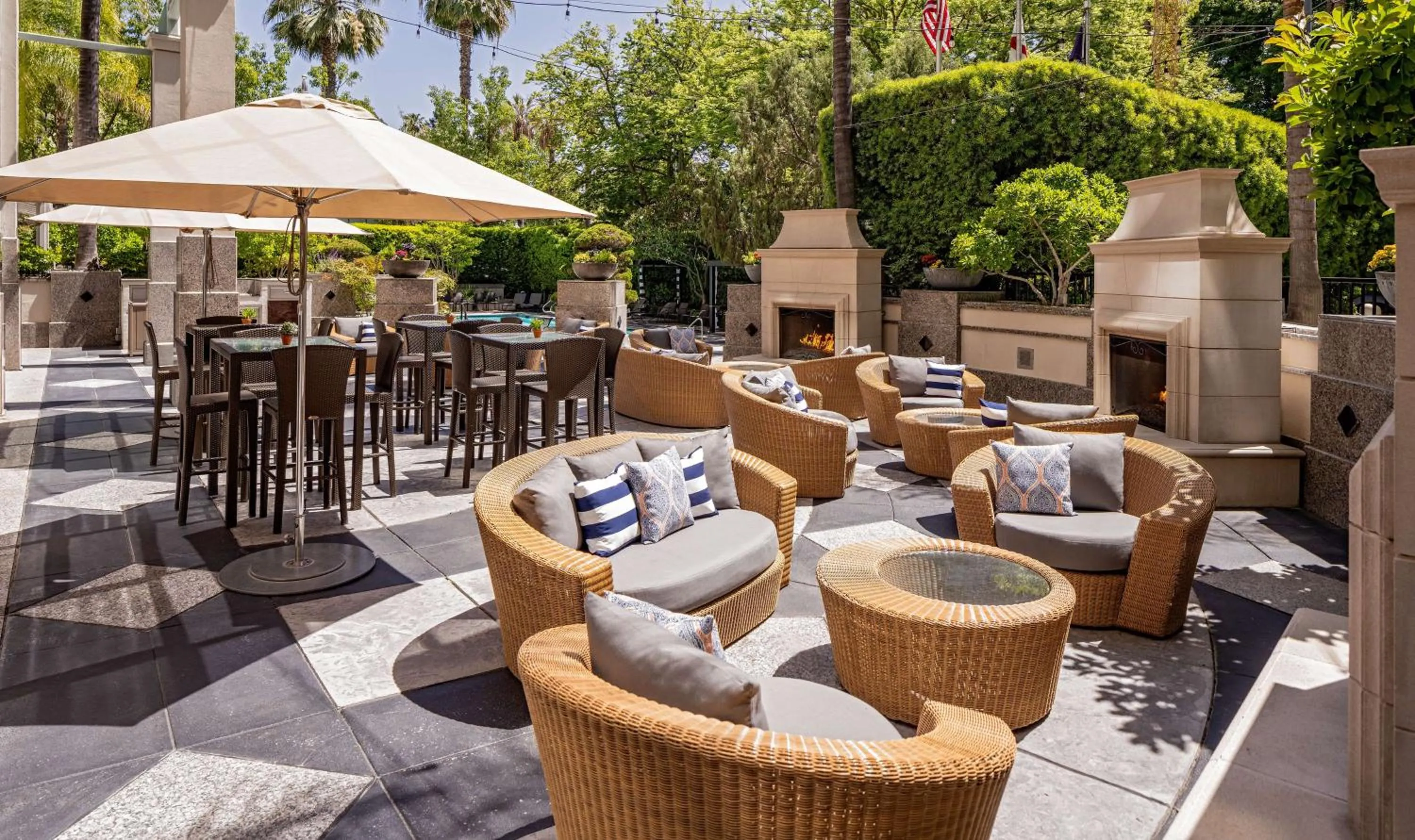Patio in Hyatt Regency Sacramento