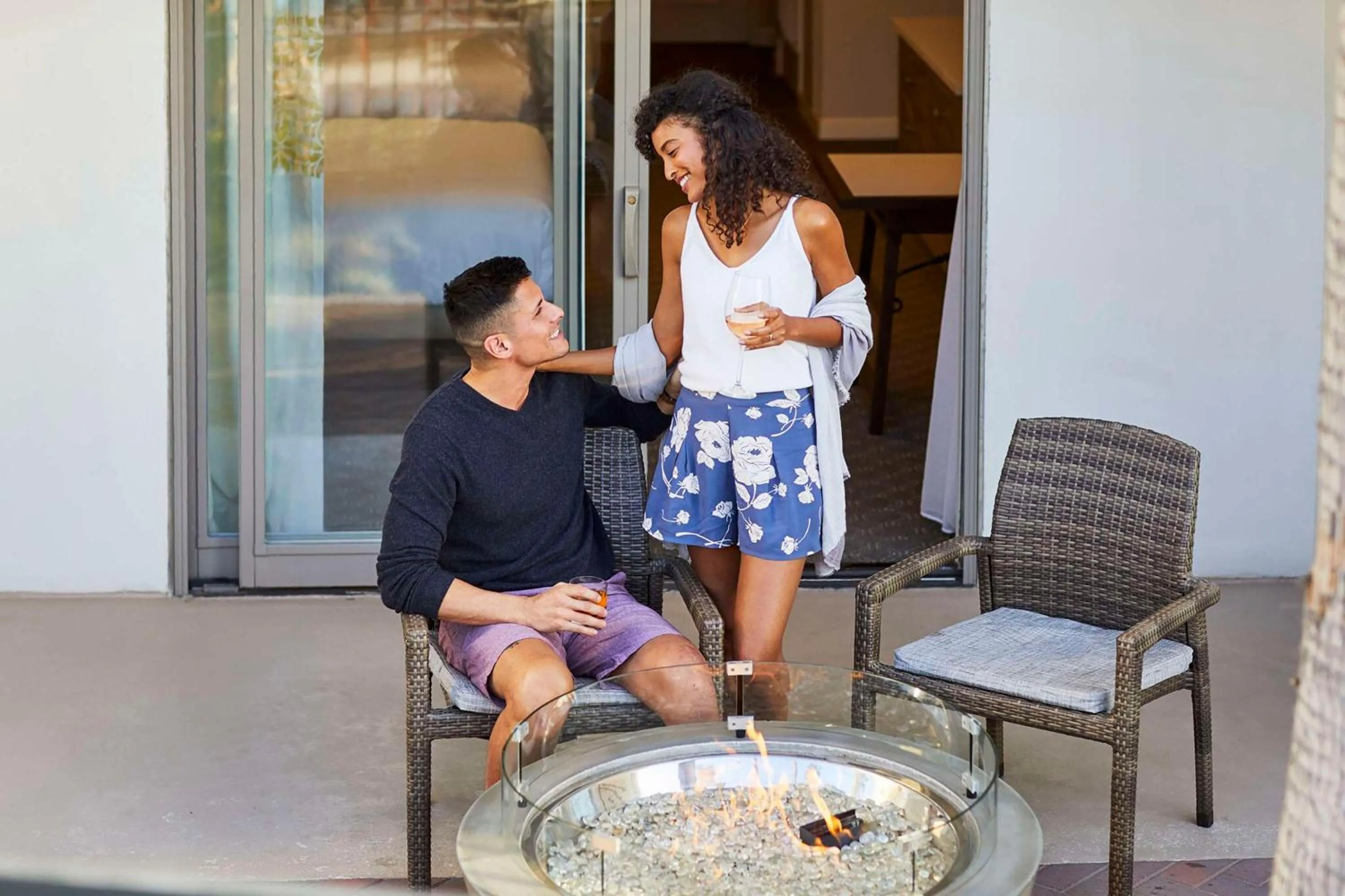 Bedroom in Hyatt Regency Huntington Beach Resort and Spa