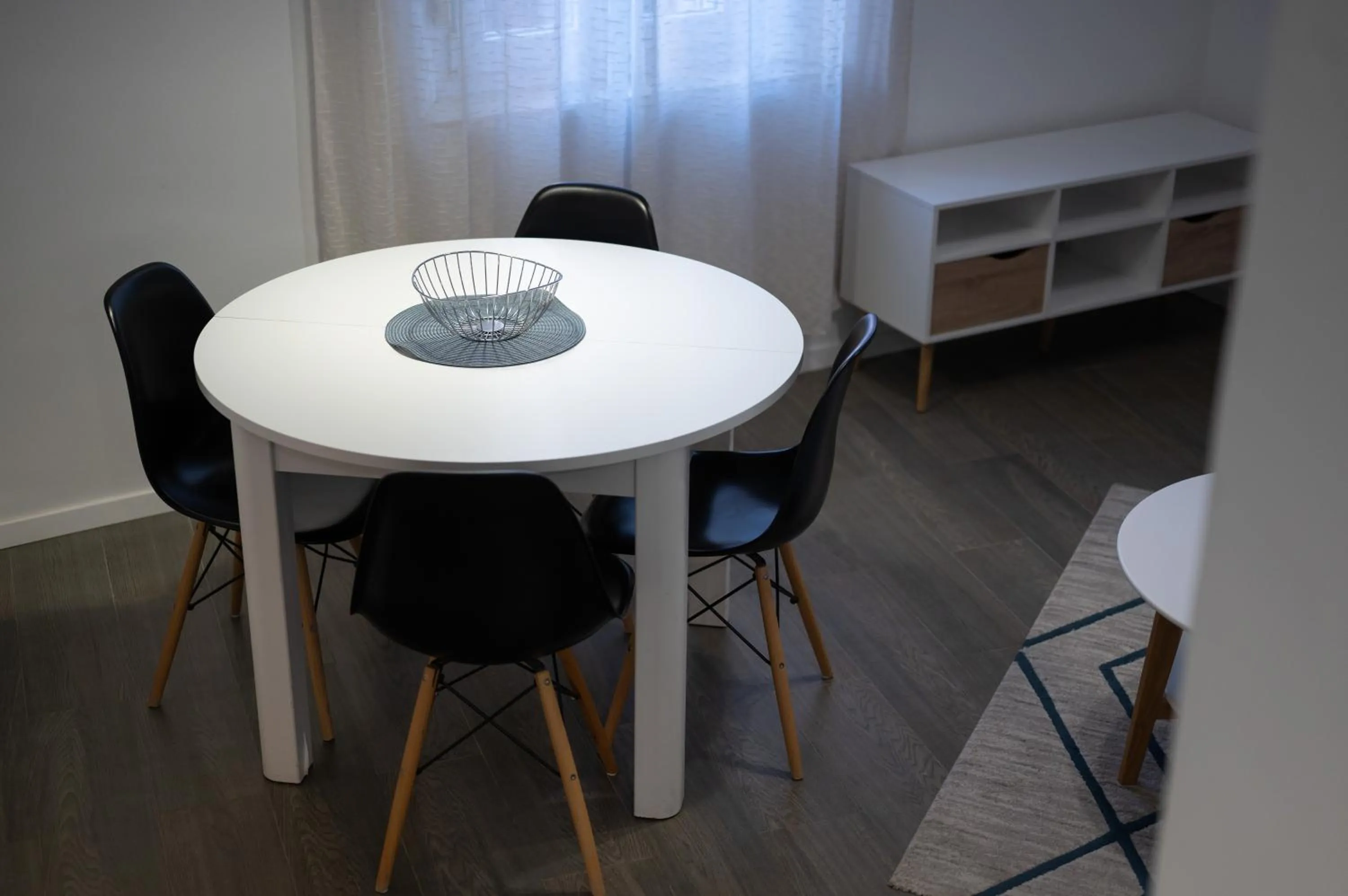 Living room in Pyrotima Apartments