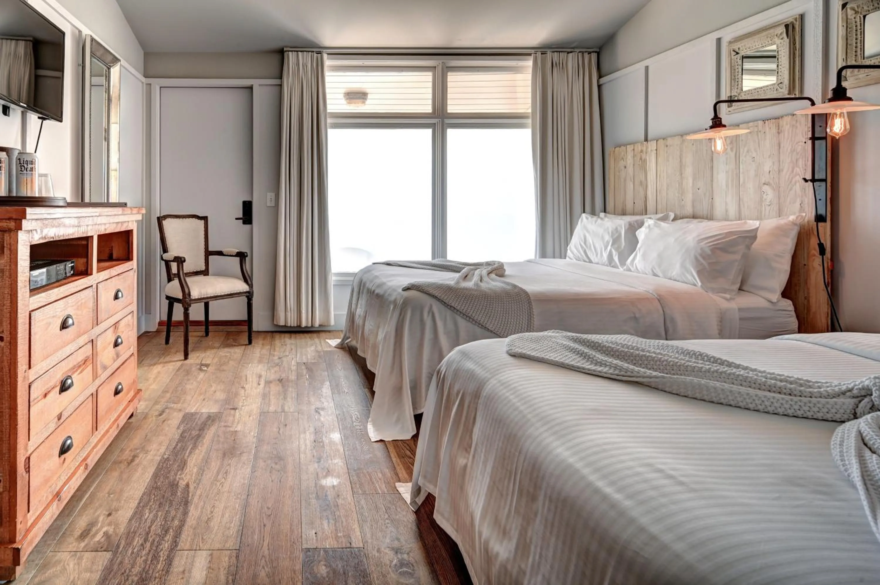 Bedroom, Bed in The Montauk Beach House