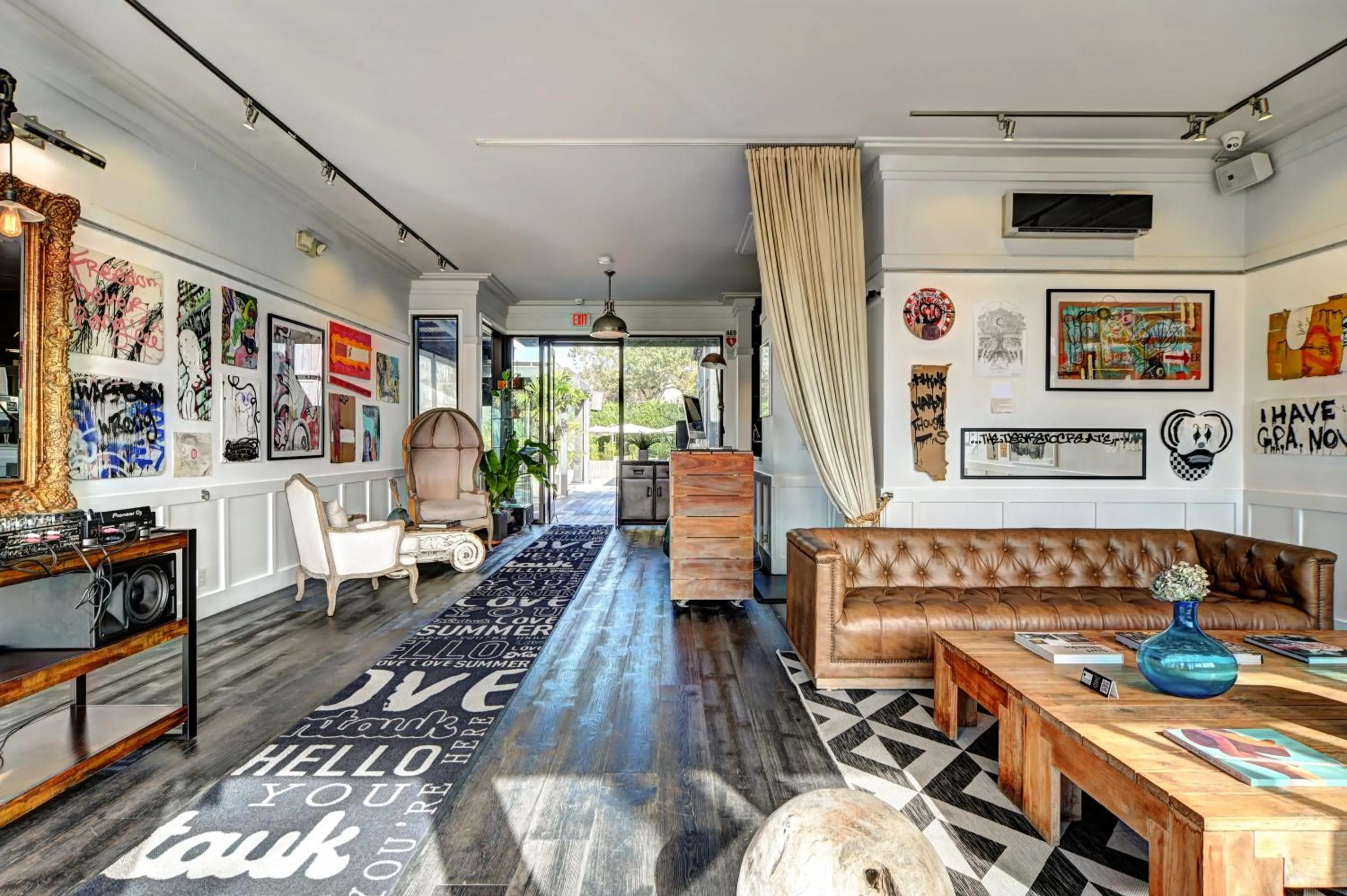 Lobby or reception in The Montauk Beach House