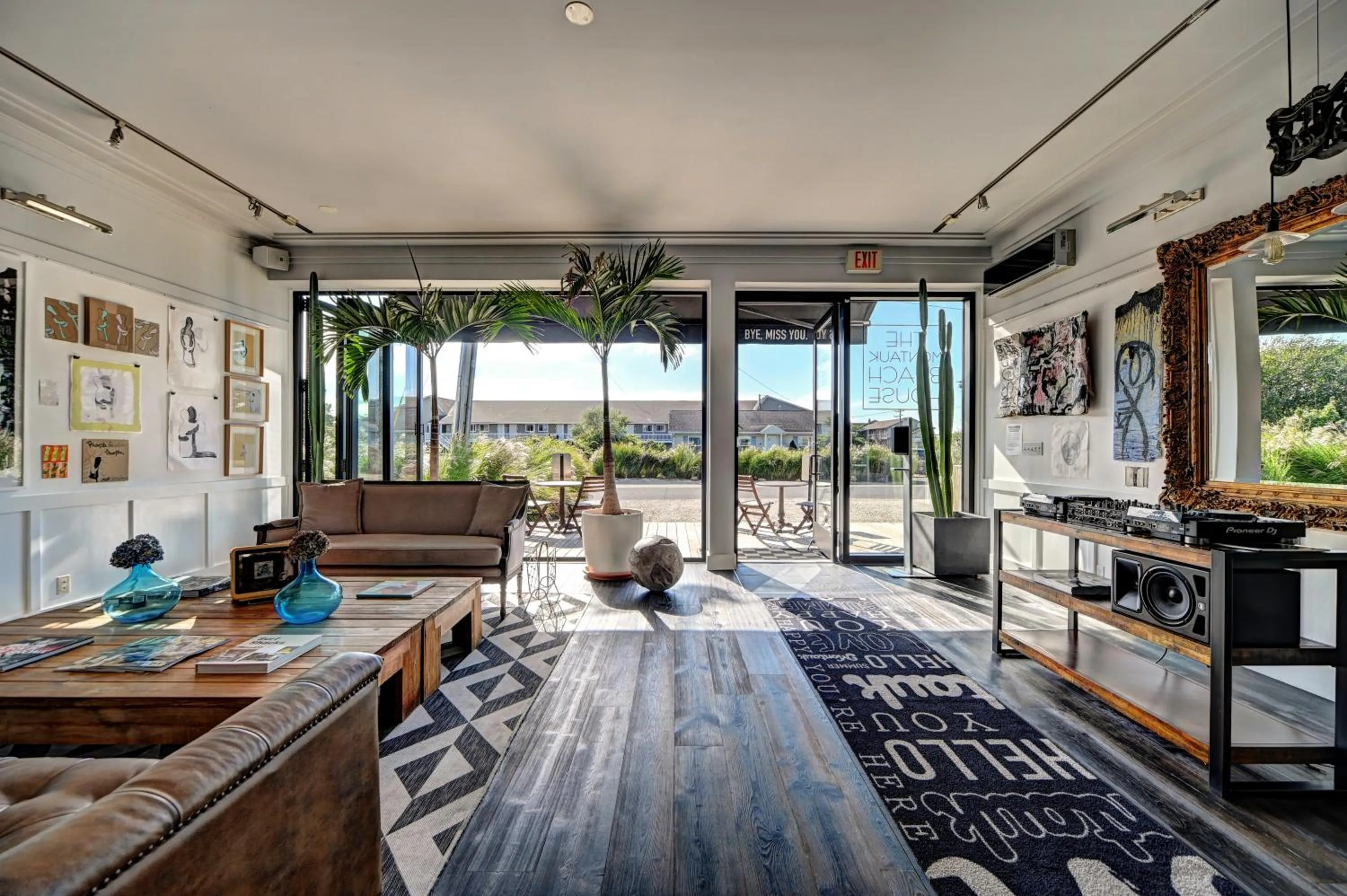 Lobby or reception in The Montauk Beach House