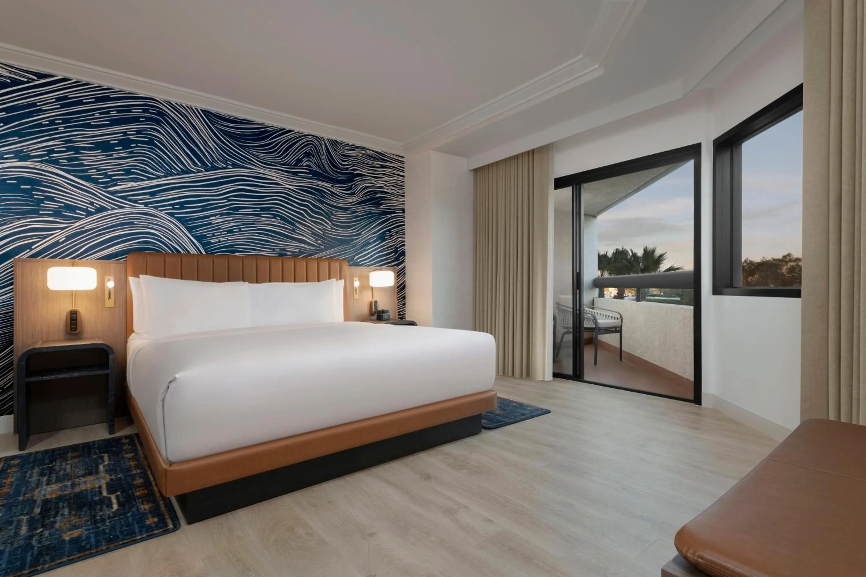 Balcony/Terrace, Bed in Hyatt Regency Irvine