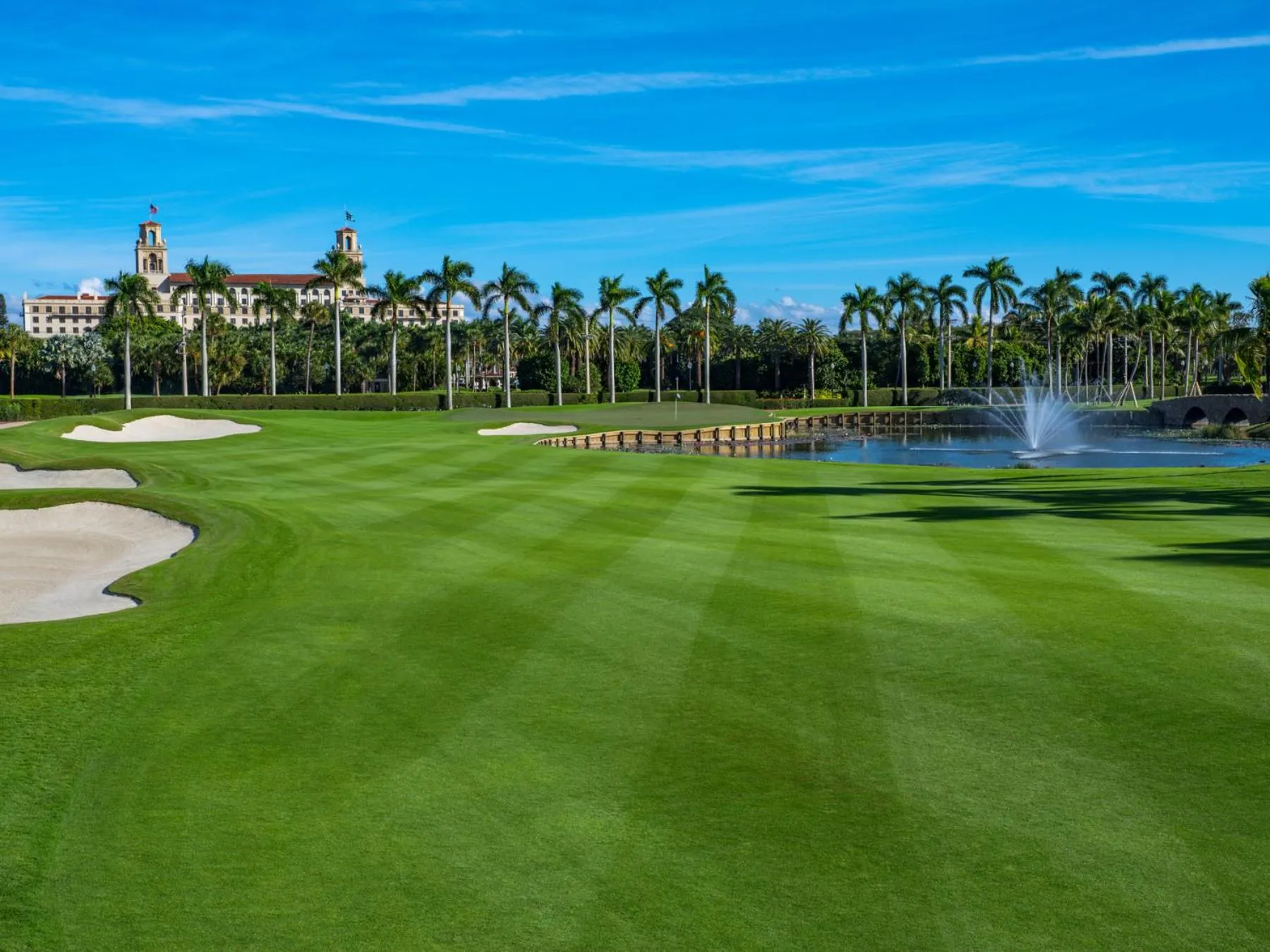 Golfcourse in The Breakers Palm Beach