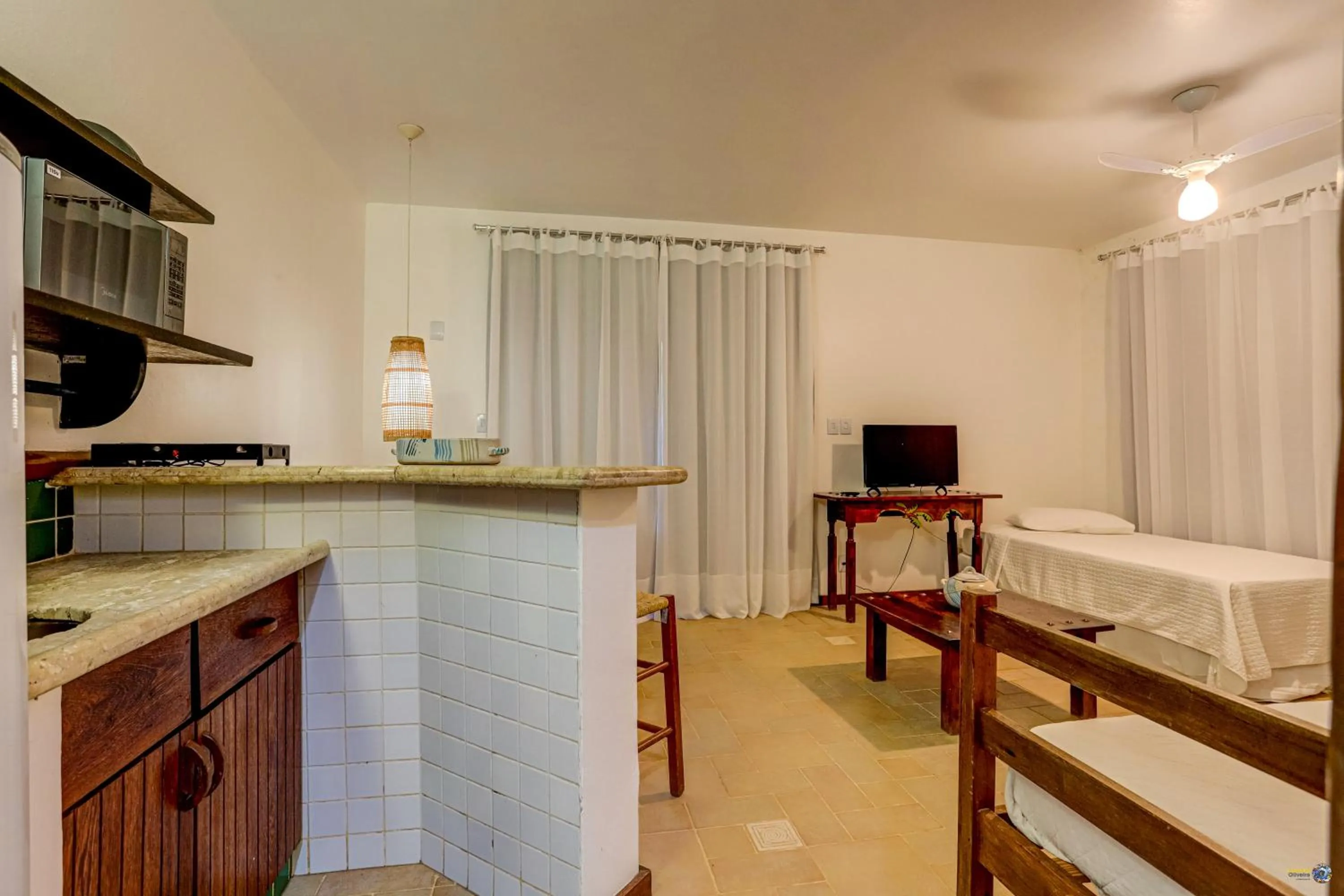 Kitchen or kitchenette in São José Beach Club & Hotel