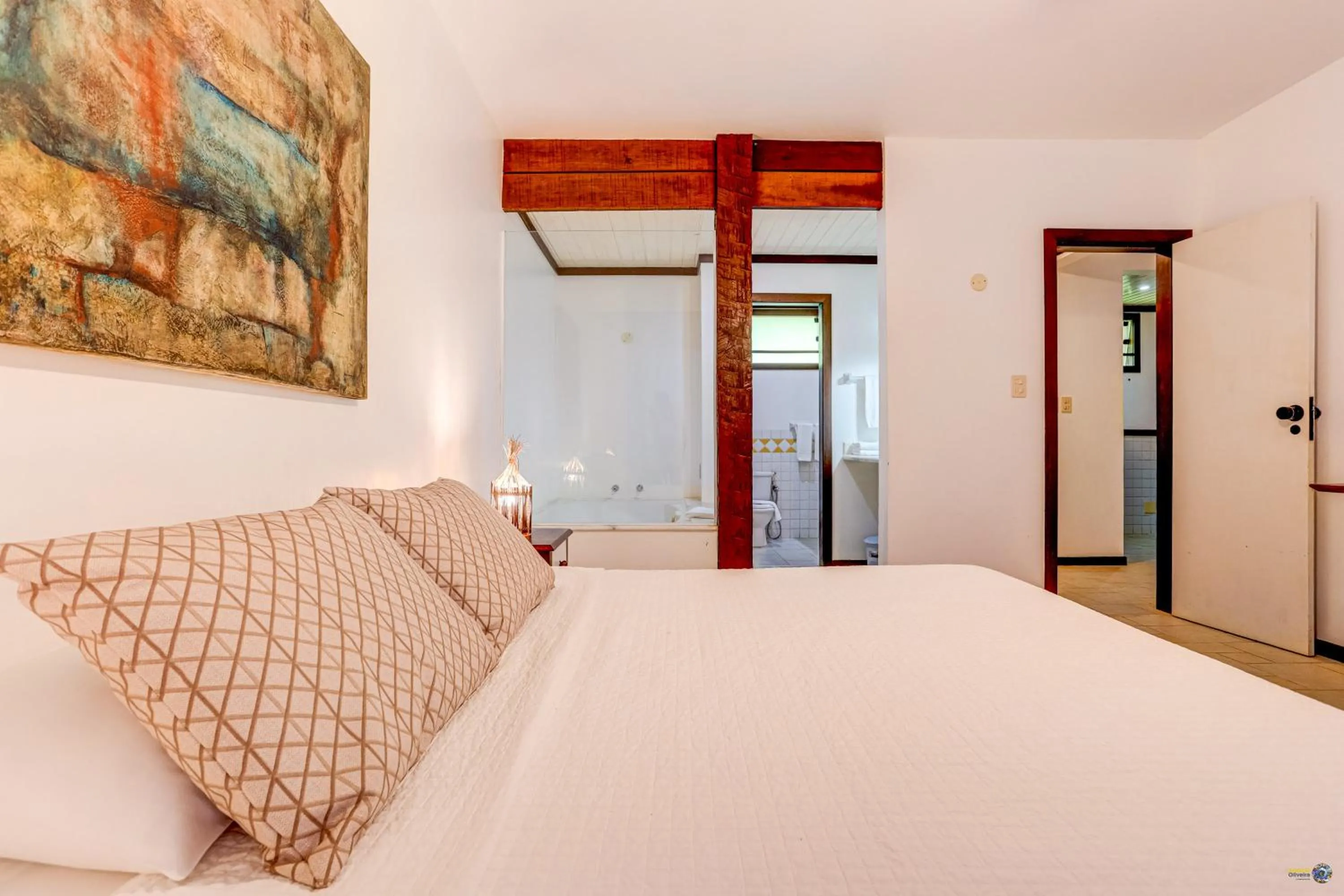 Bed in São José Beach Club & Hotel