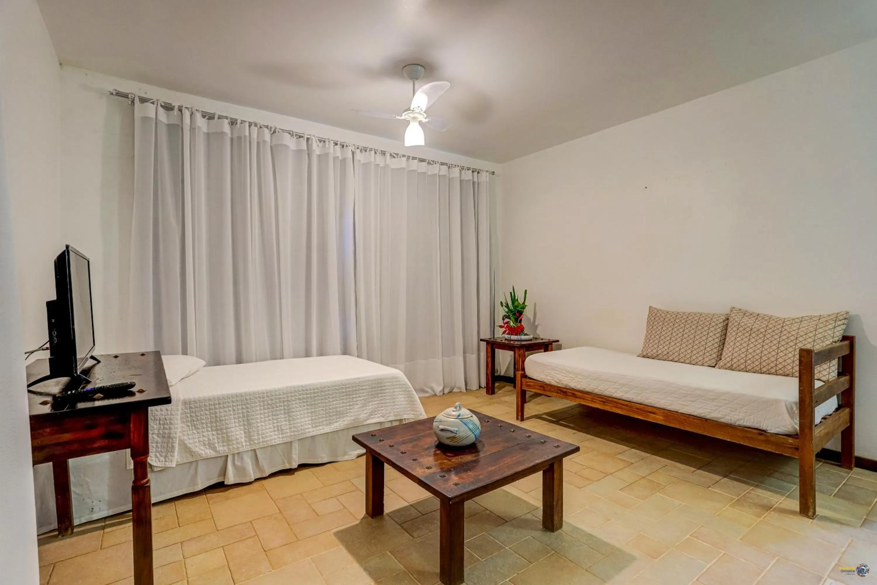 TV and multimedia, Bed in São José Beach Club & Hotel