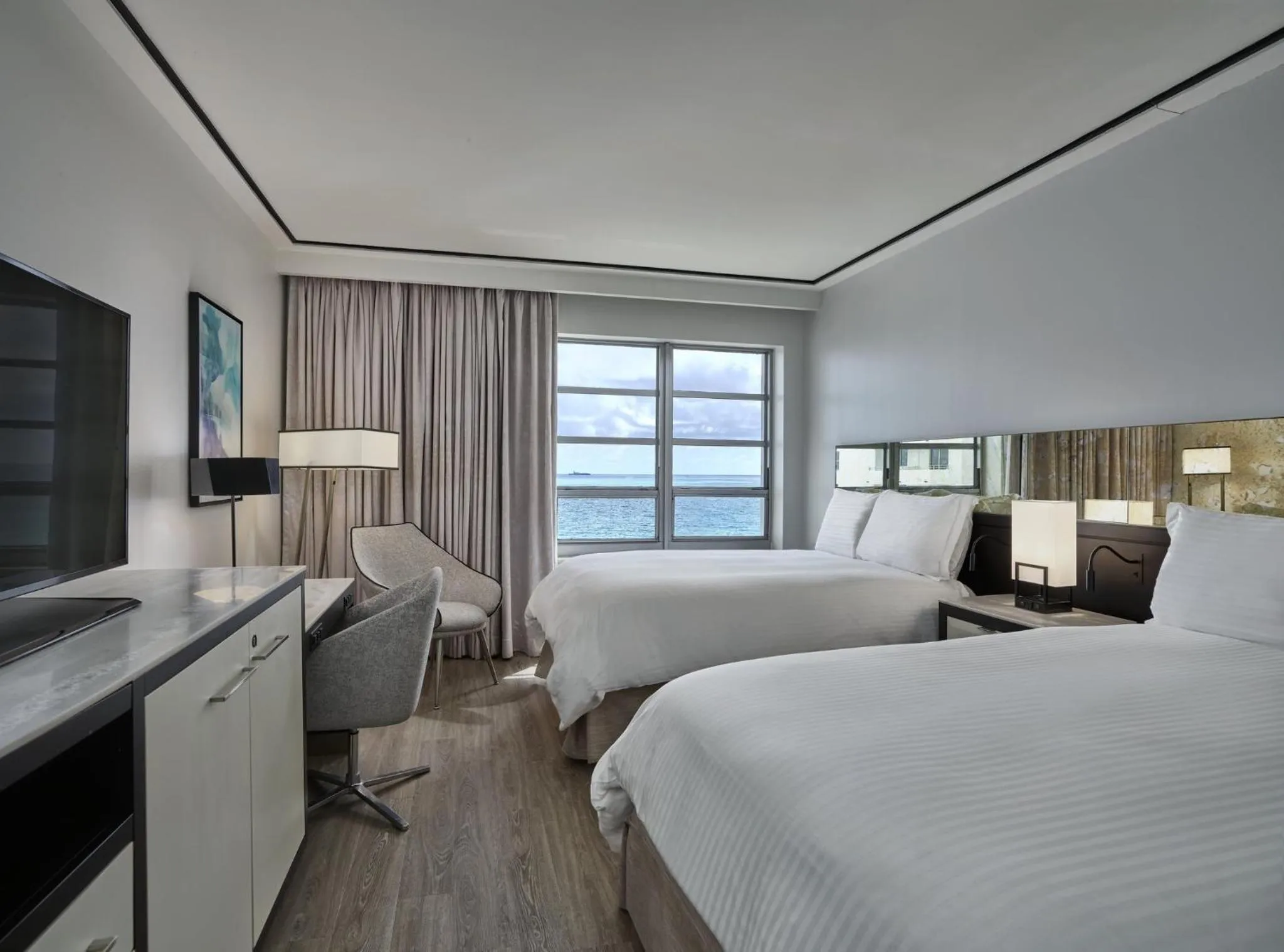 St. Moritz Ocean Front Double Room in Loews Miami Beach Hotel