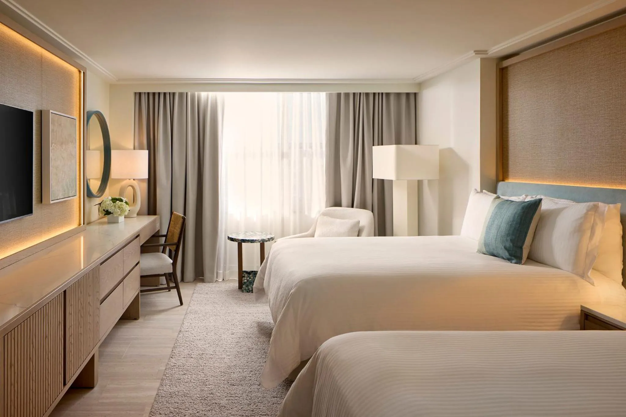 Photo of the whole room, Bed in Loews Miami Beach Hotel