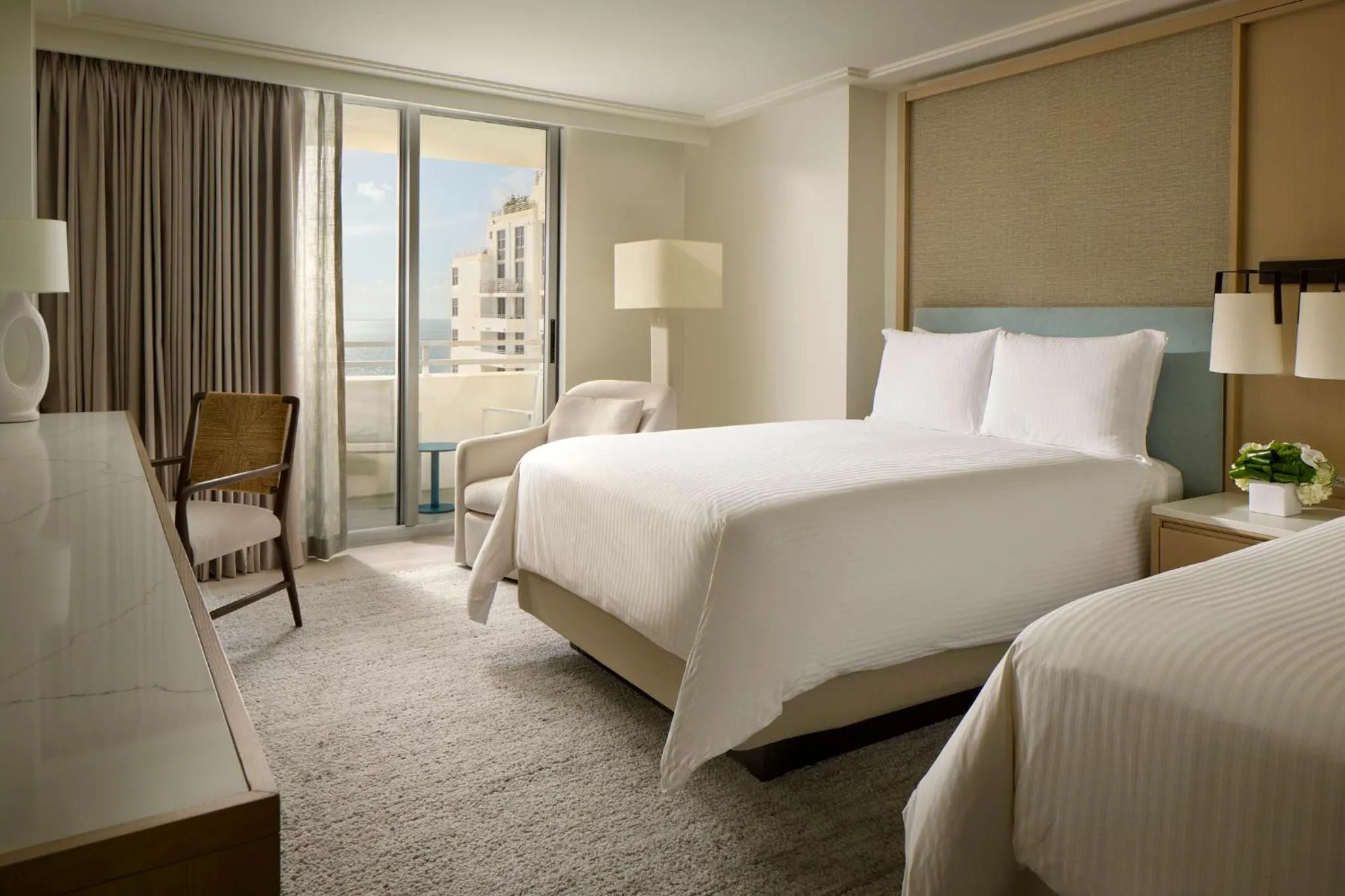 Photo of the whole room, Bed in Loews Miami Beach Hotel