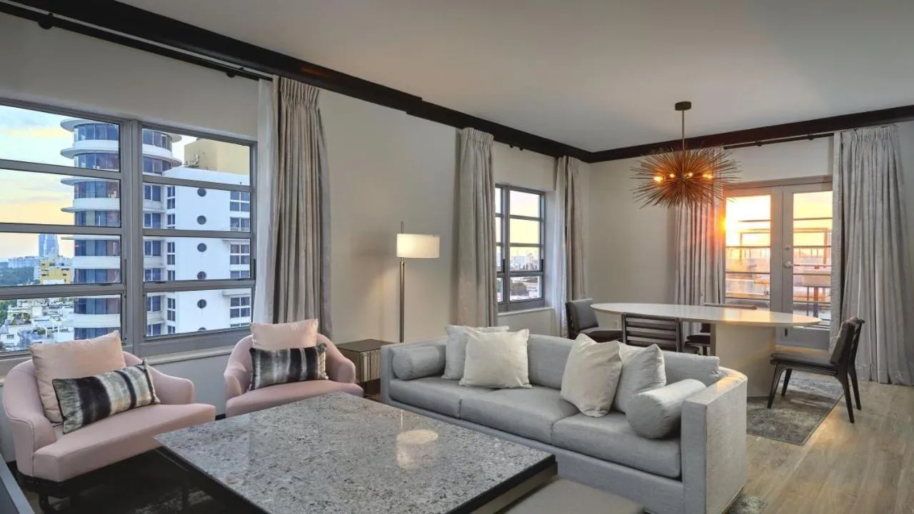 Living room in Loews Miami Beach Hotel