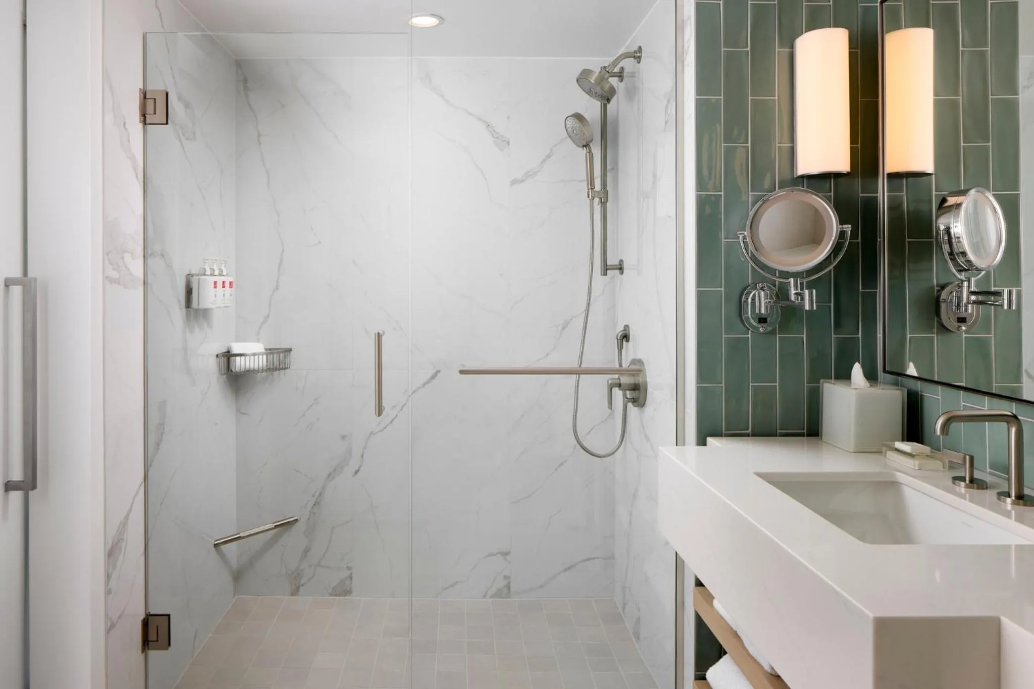 Shower in Loews Miami Beach Hotel