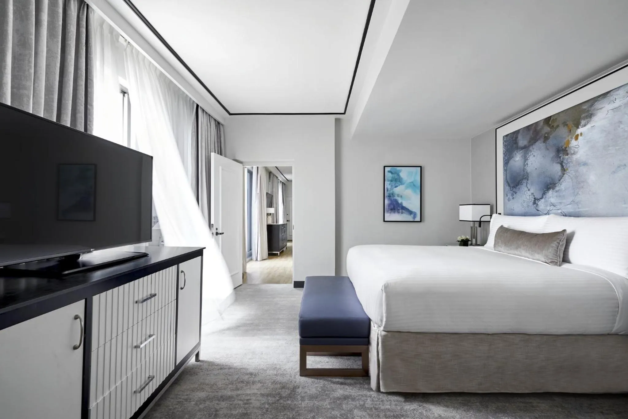 Photo of the whole room, Bed in Loews Miami Beach Hotel