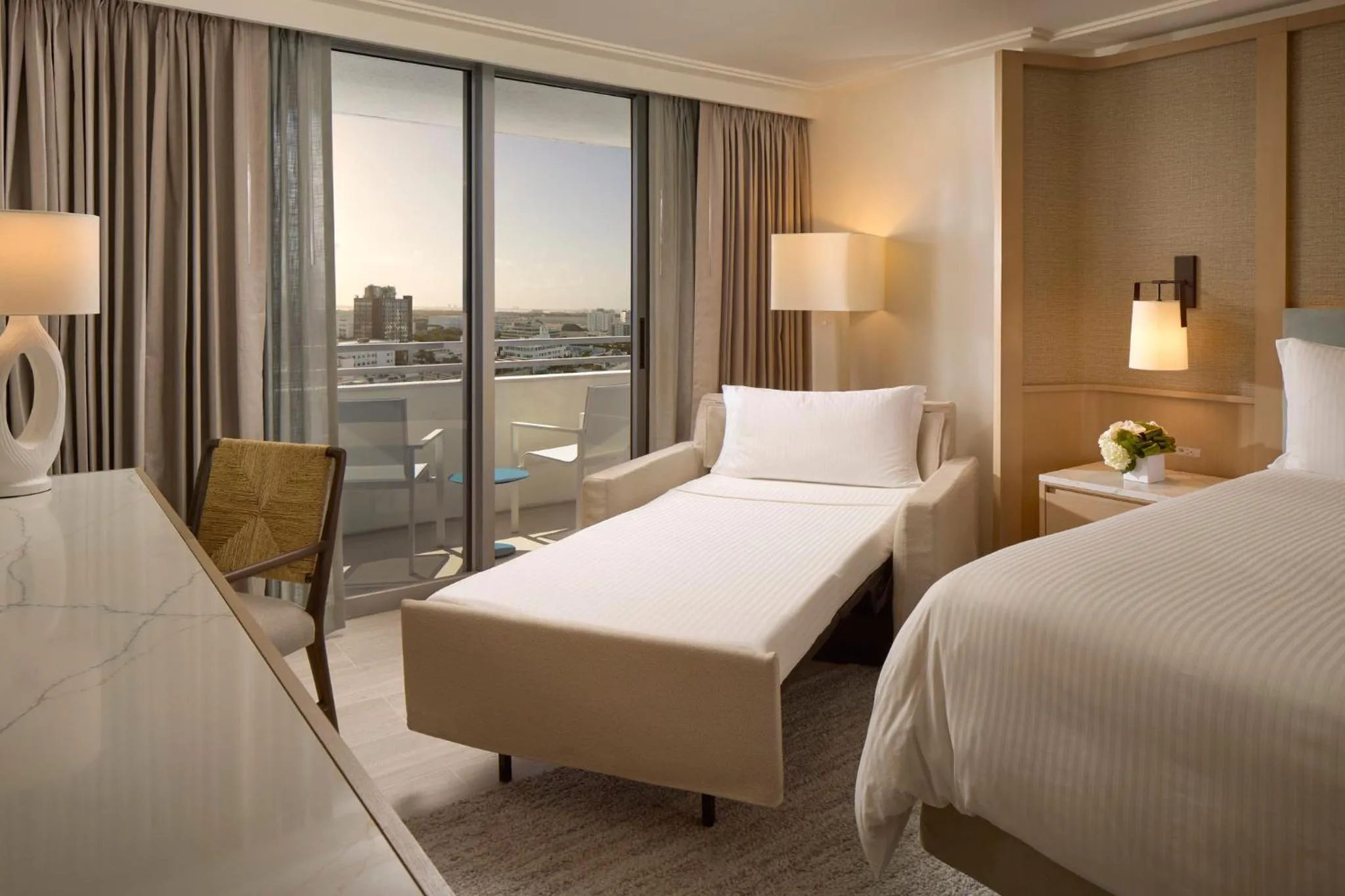 Photo of the whole room, Bed in Loews Miami Beach Hotel