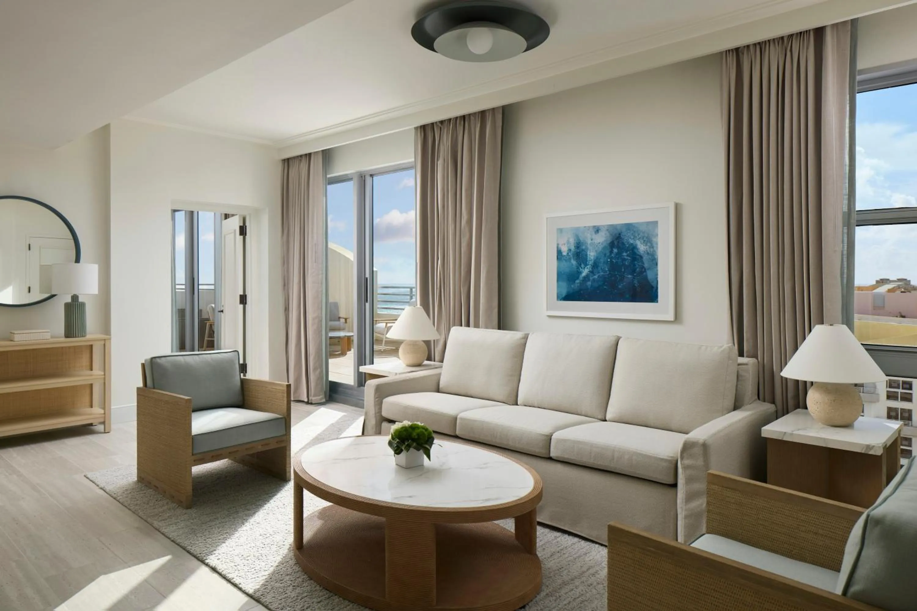 Living room in Loews Miami Beach Hotel