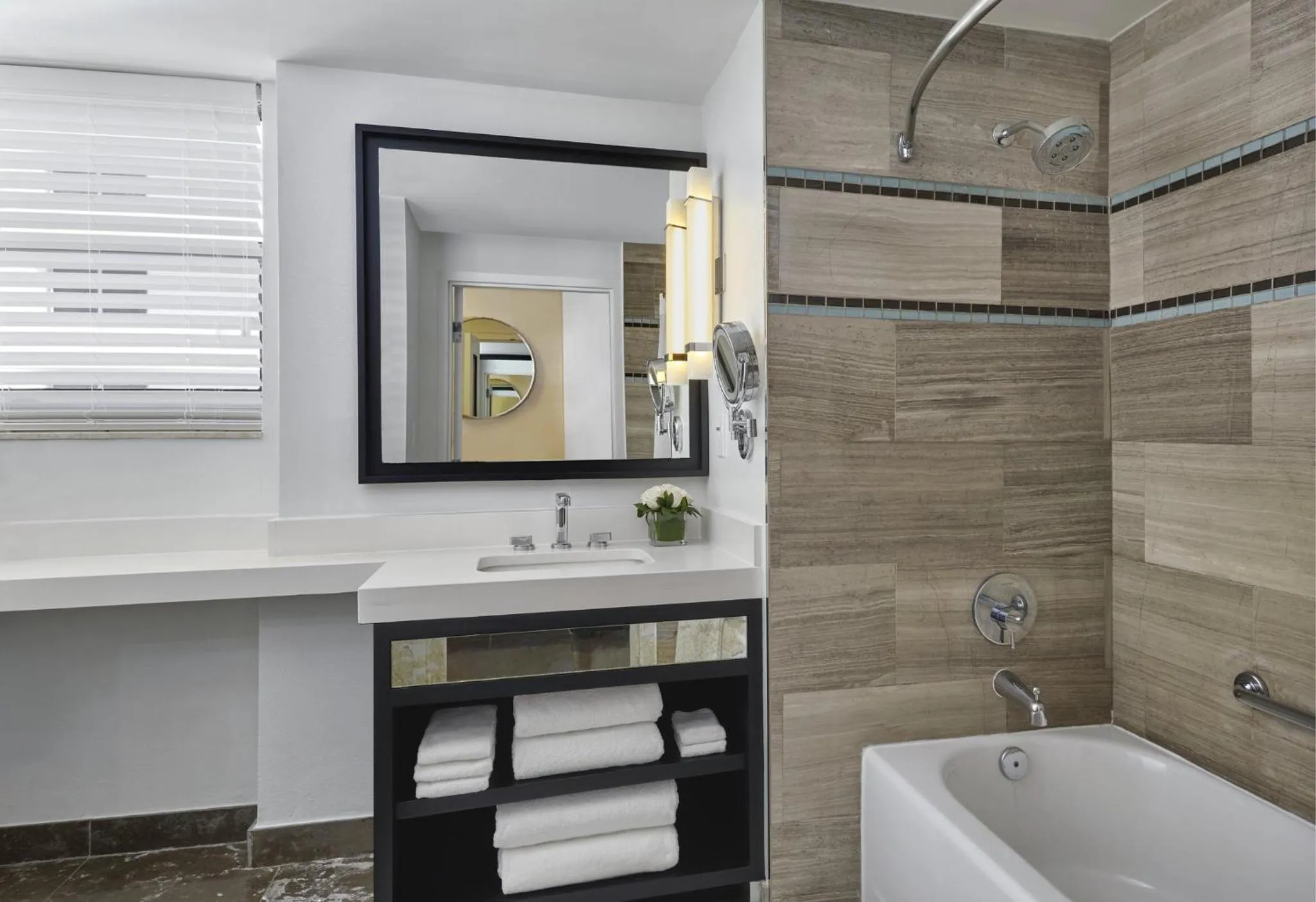 Bathroom in Loews Miami Beach Hotel