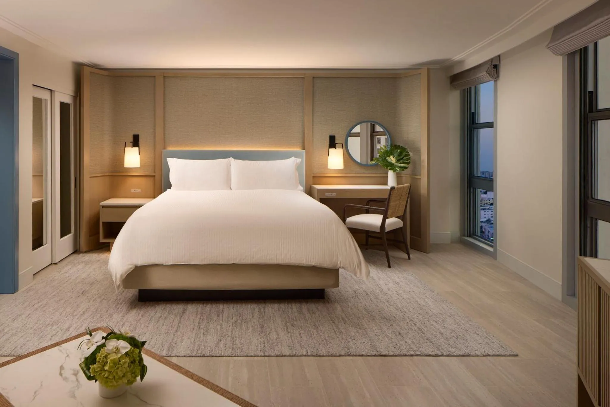 Bedroom, Bed in Loews Miami Beach Hotel