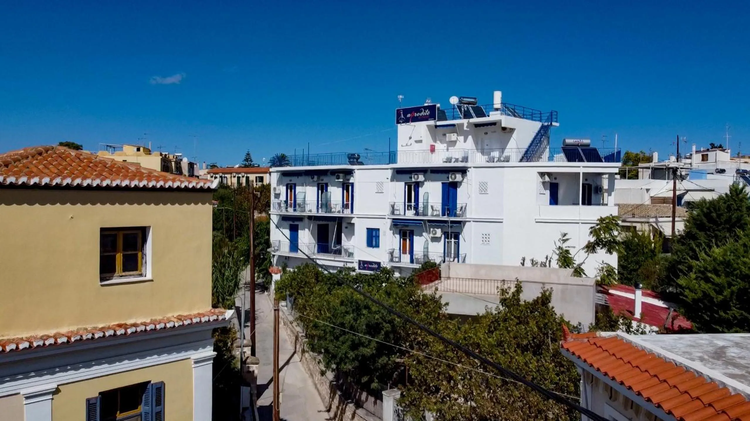 Property building in Aphrodite Art Hotel Aegina