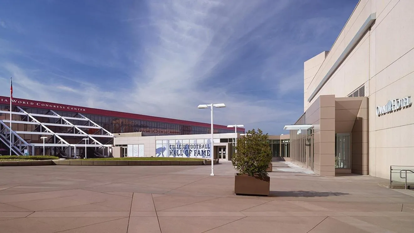 Decorative detail in Omni Atlanta Hotel at Centennial Park