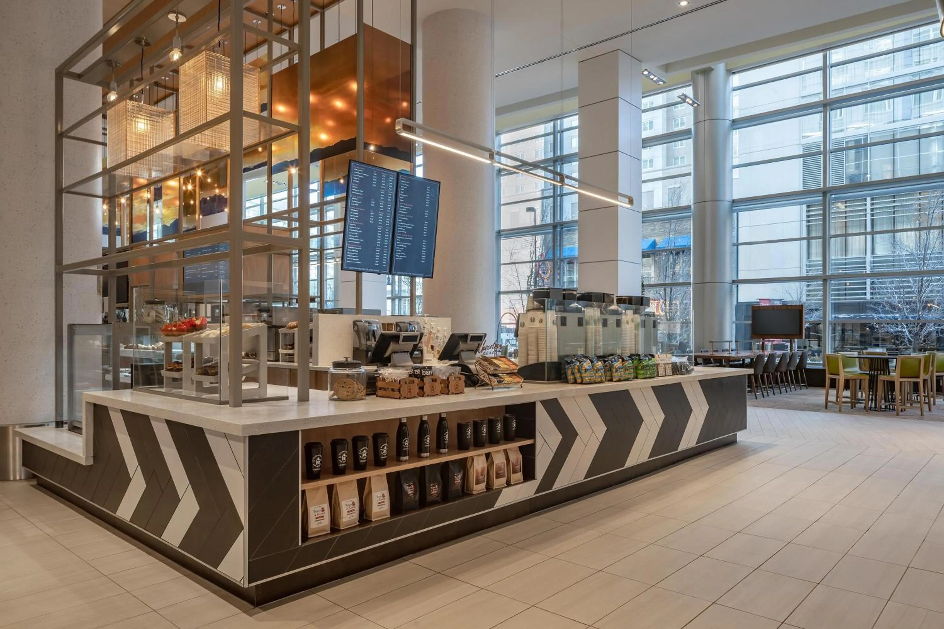 Lobby or reception in Hyatt Regency Denver at Colorado Convention Center