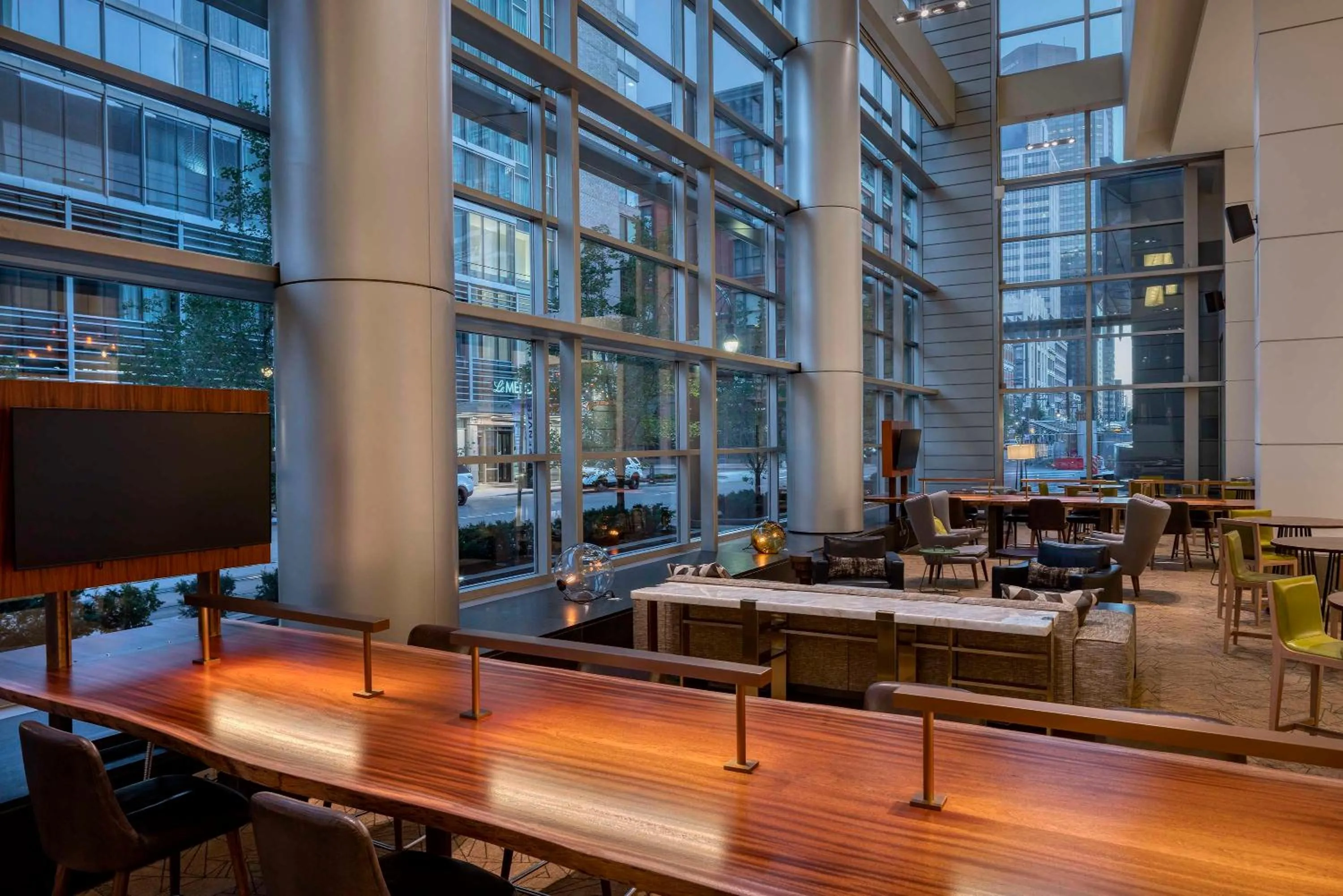 Lobby or reception in Hyatt Regency Denver at Colorado Convention Center