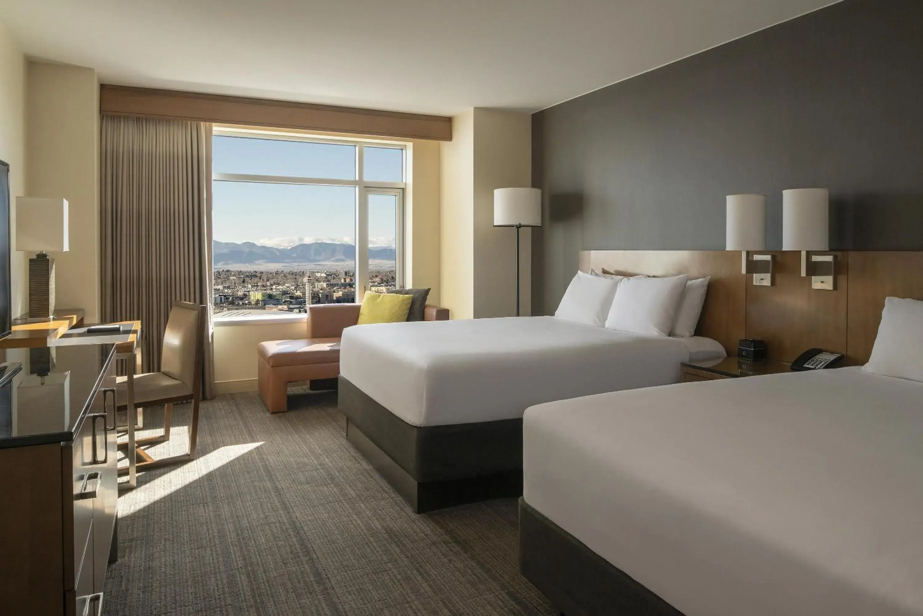 Quadruple Room with Mountain View in Hyatt Regency Denver at Colorado Convention Center Quadruple Room with Mountain View in Hyatt Regency Denver at Colorado Convention Center