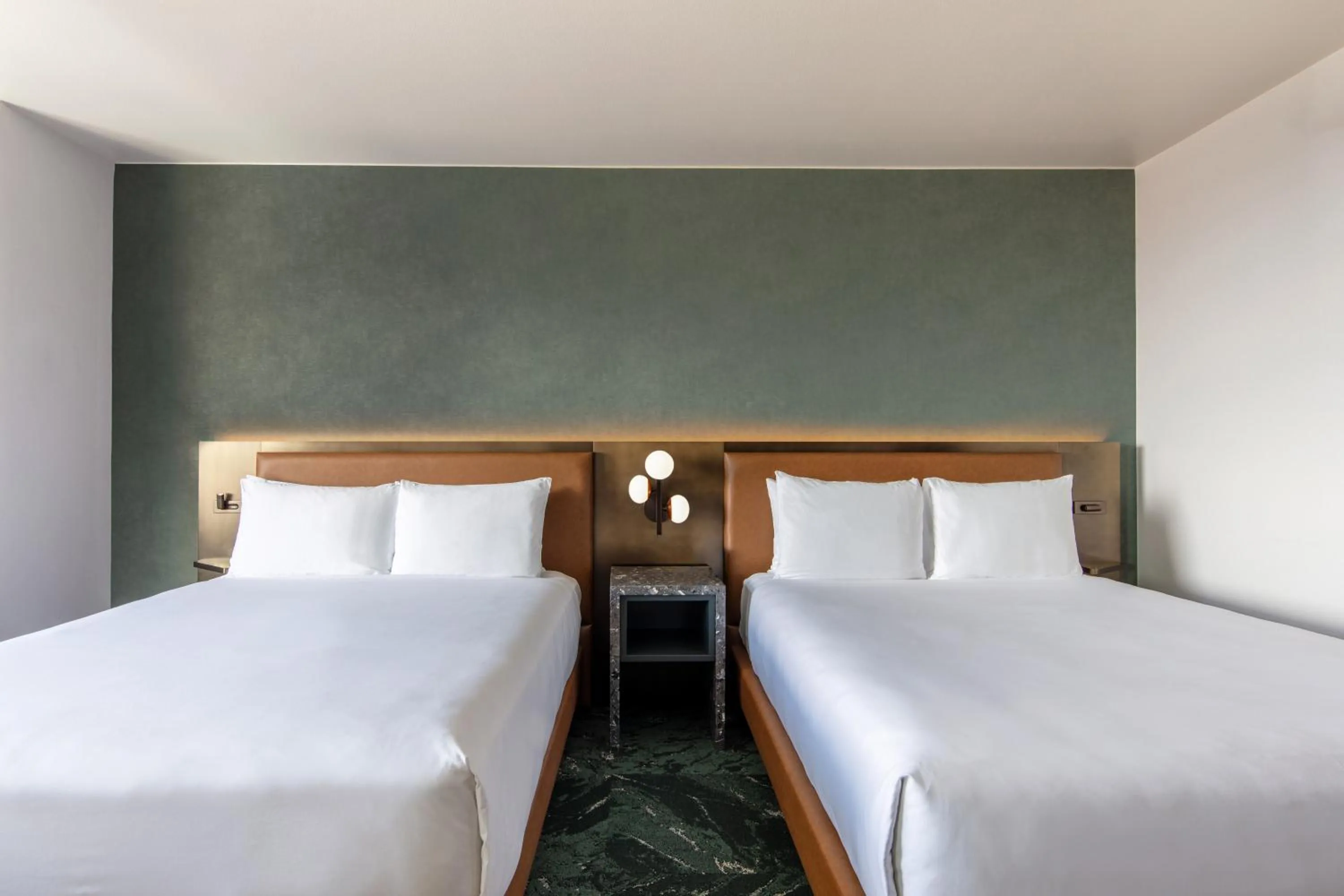 Bed in Hyatt Regency Denver at Colorado Convention Center