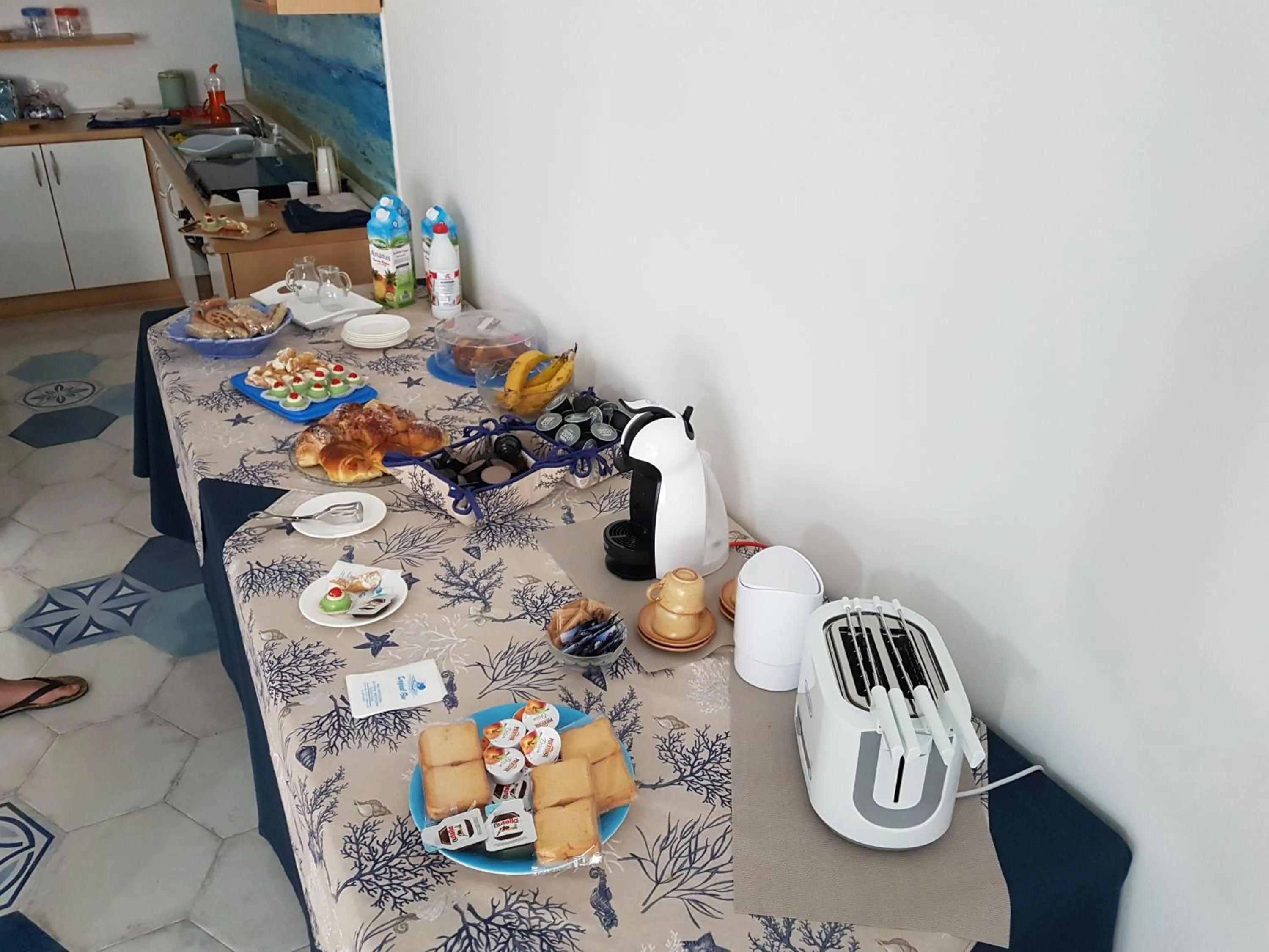 Buffet breakfast in I colori del mare