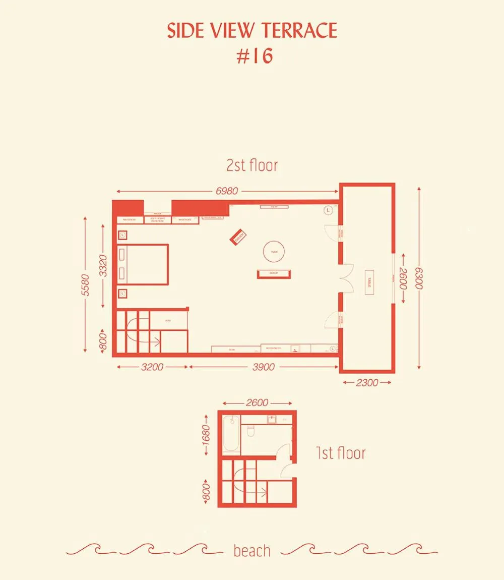 Floor plan in Hotel Ravesis