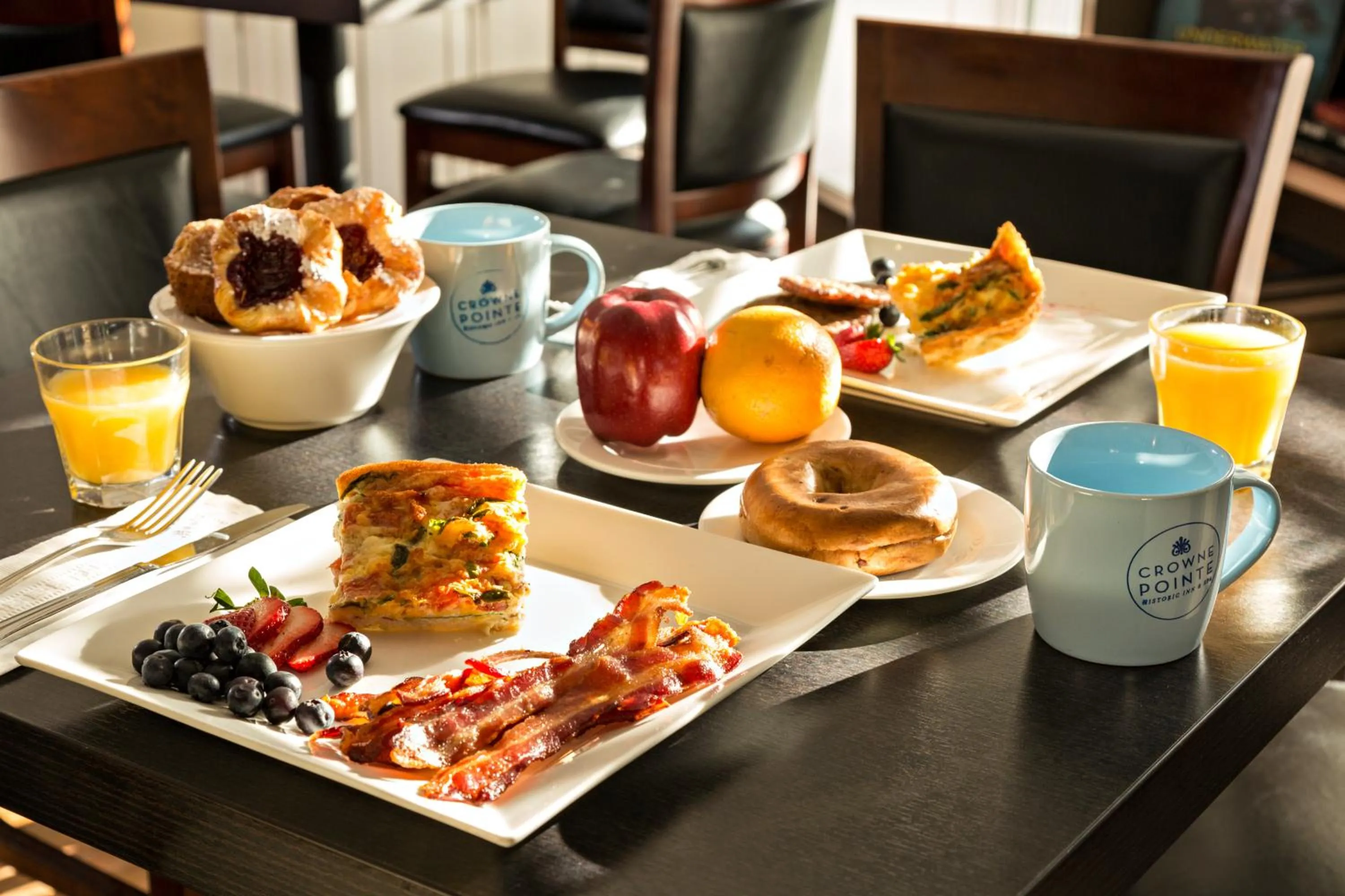 Food close-up in Crowne Pointe Historic Inn Adults Only