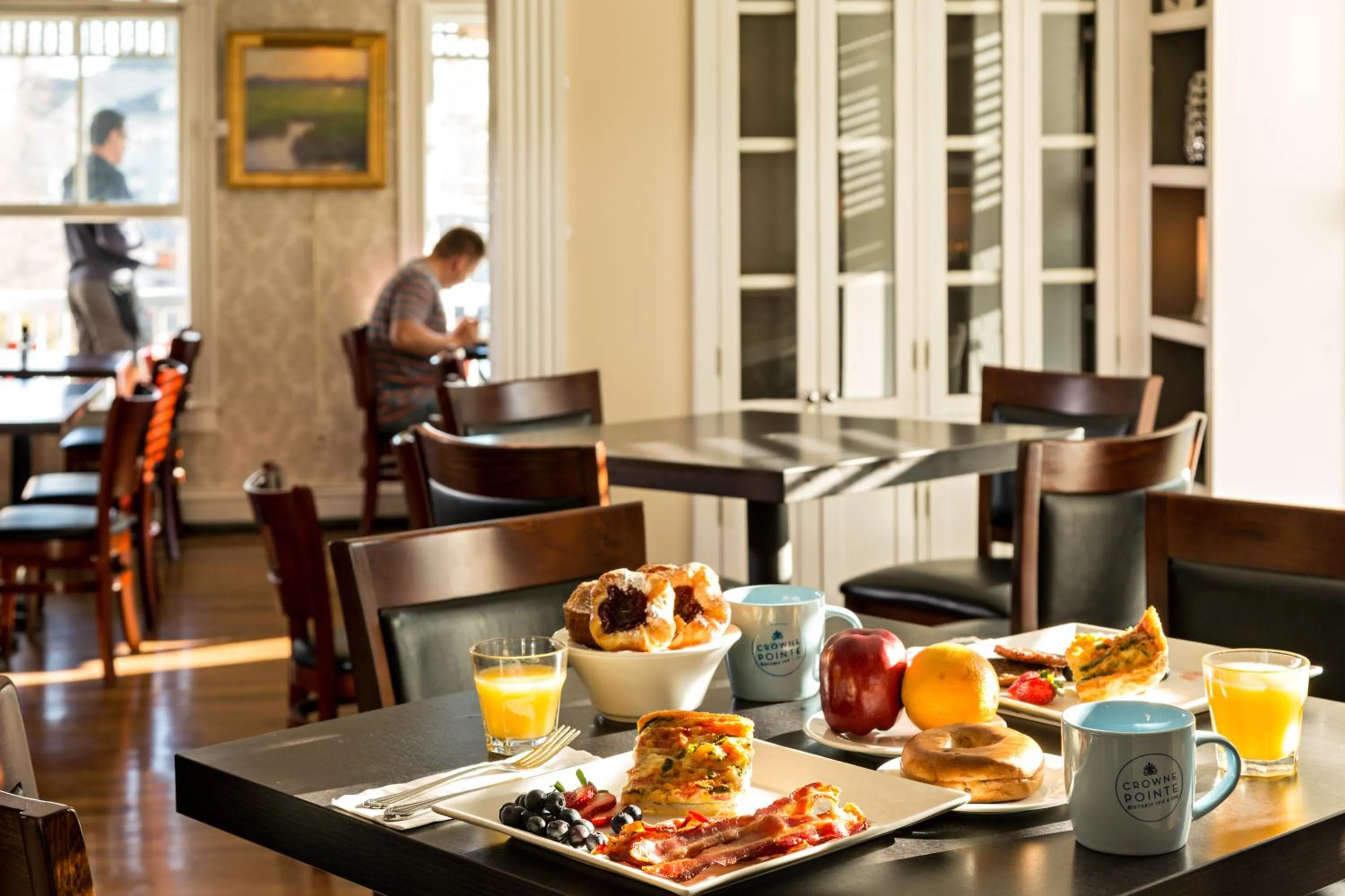 Food close-up in Crowne Pointe Historic Inn Adults Only