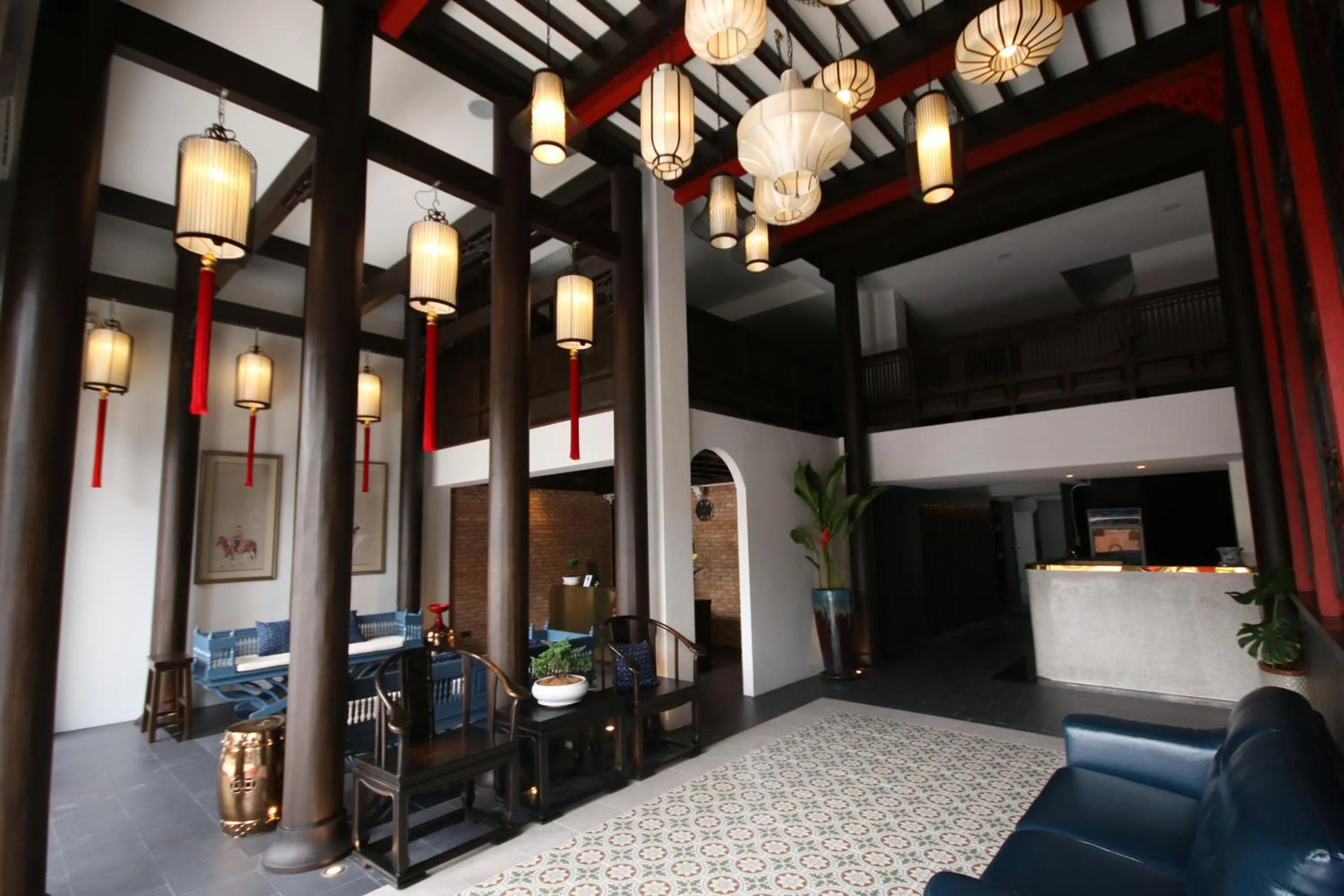 Lobby or reception in Saran Boutique Hotel Thapae