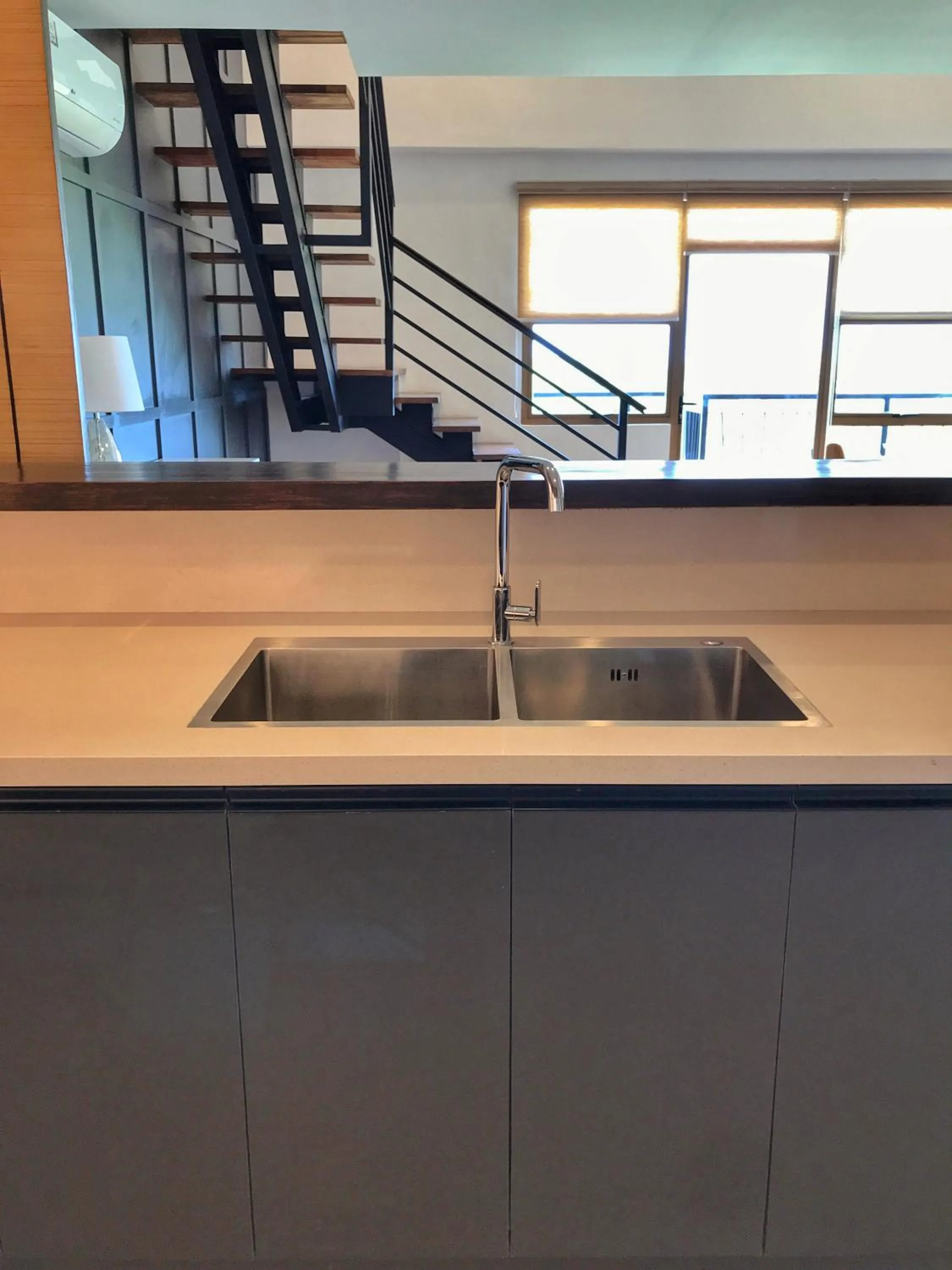 Kitchen or kitchenette in Crown Hotel at Harbour Springs Palawan Managed by Enderun Hotels