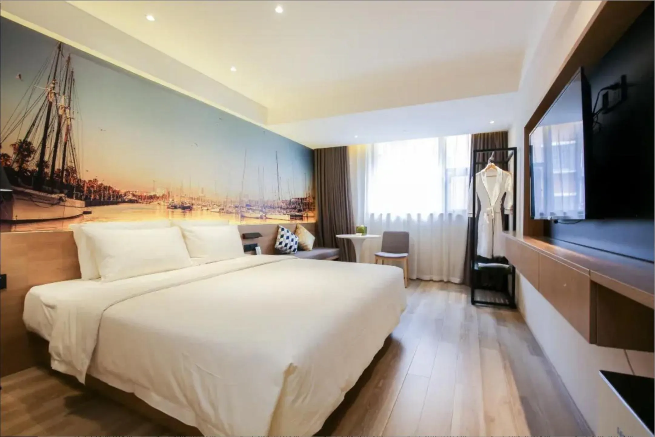 Bed in Atour Light Xiamen Railway Station