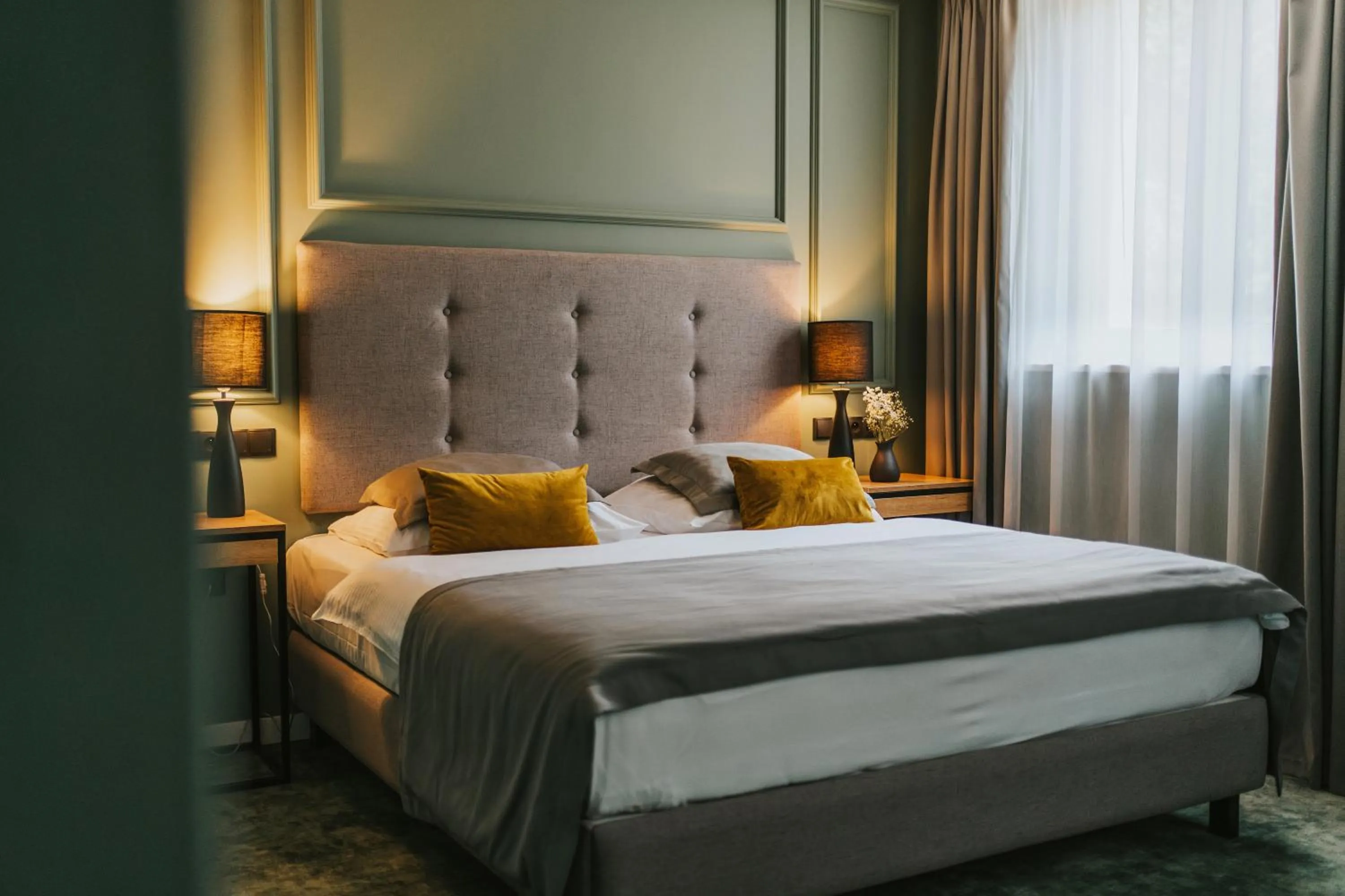 Bed in Hotel Wawel Queen