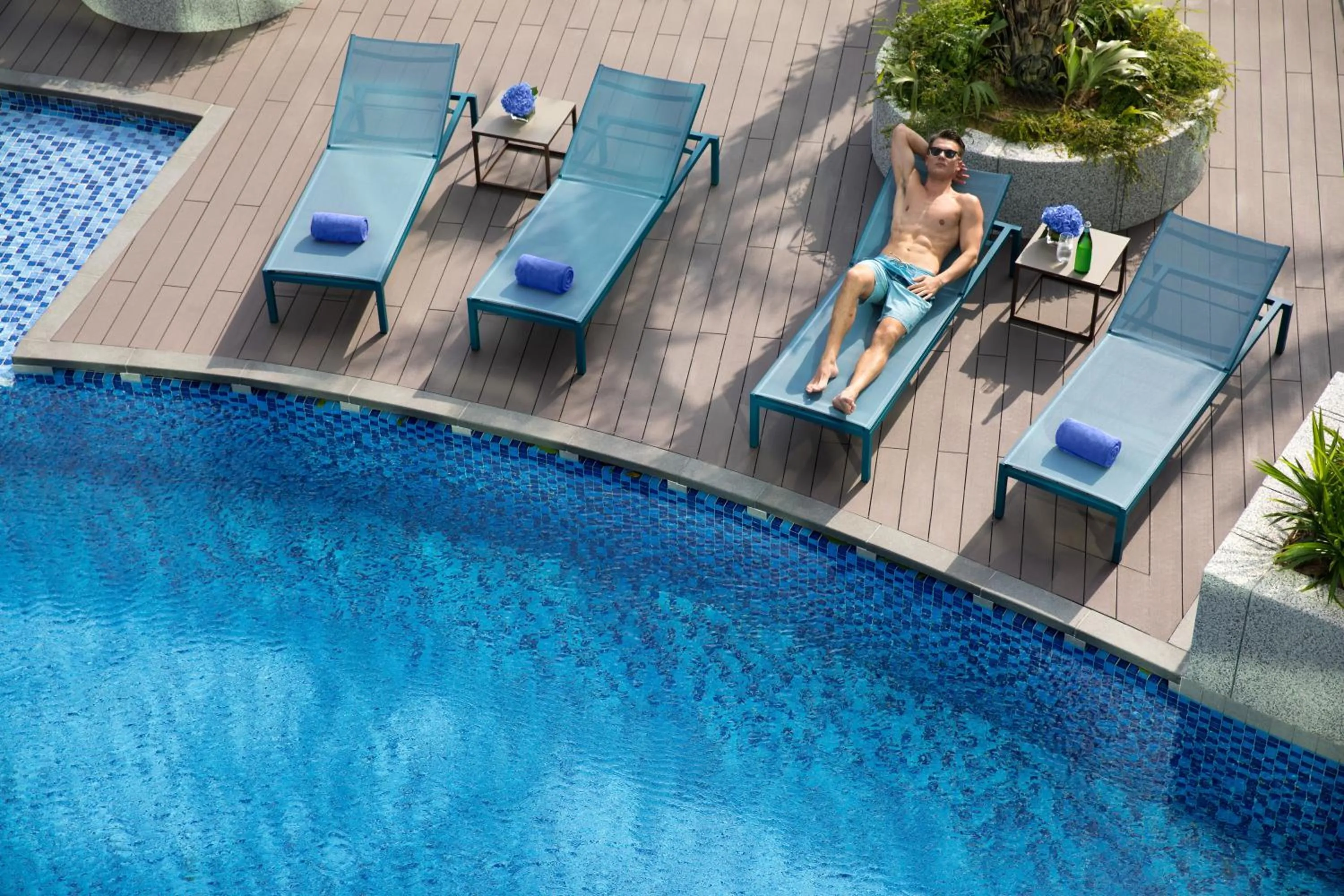 Swimming pool in Citadines Balestier Singapore