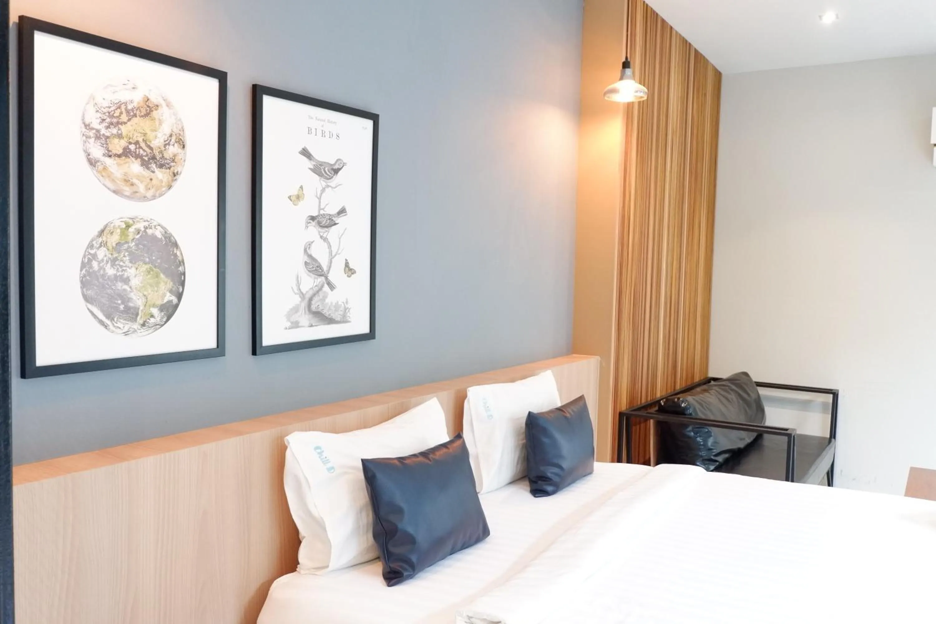 Bed in Chill D Resort Buriram